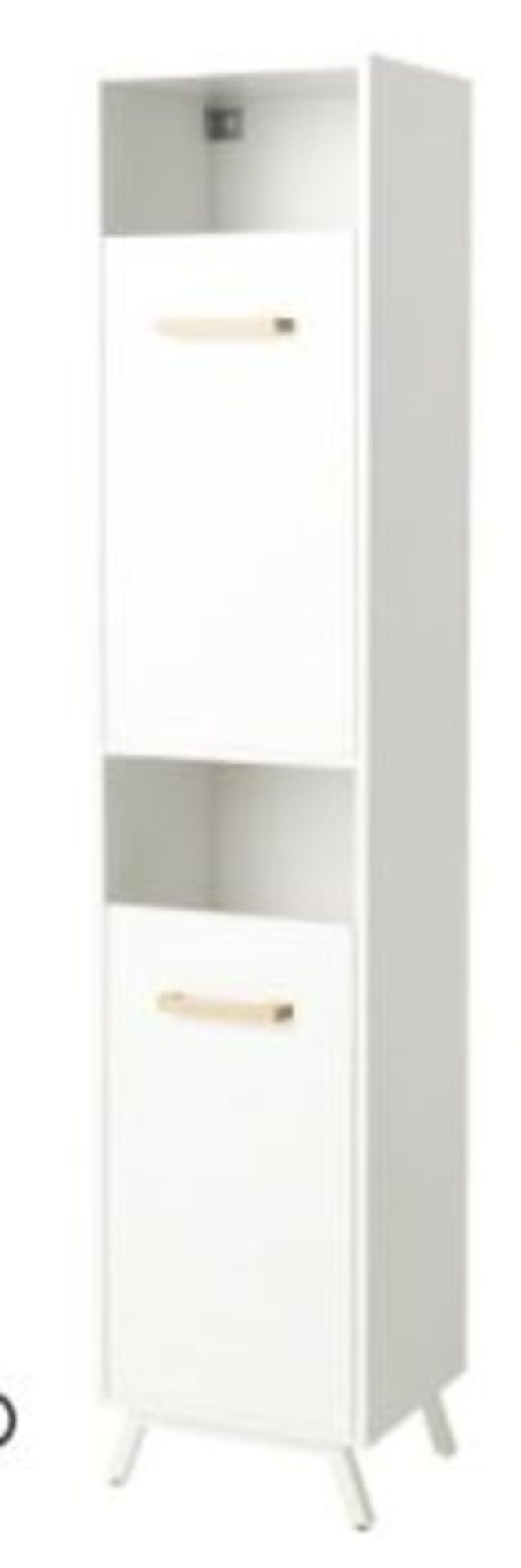 GOODHOME LADOGA WHITE CHIPBOARD SHELVING, (D)360MM RRP £89.00