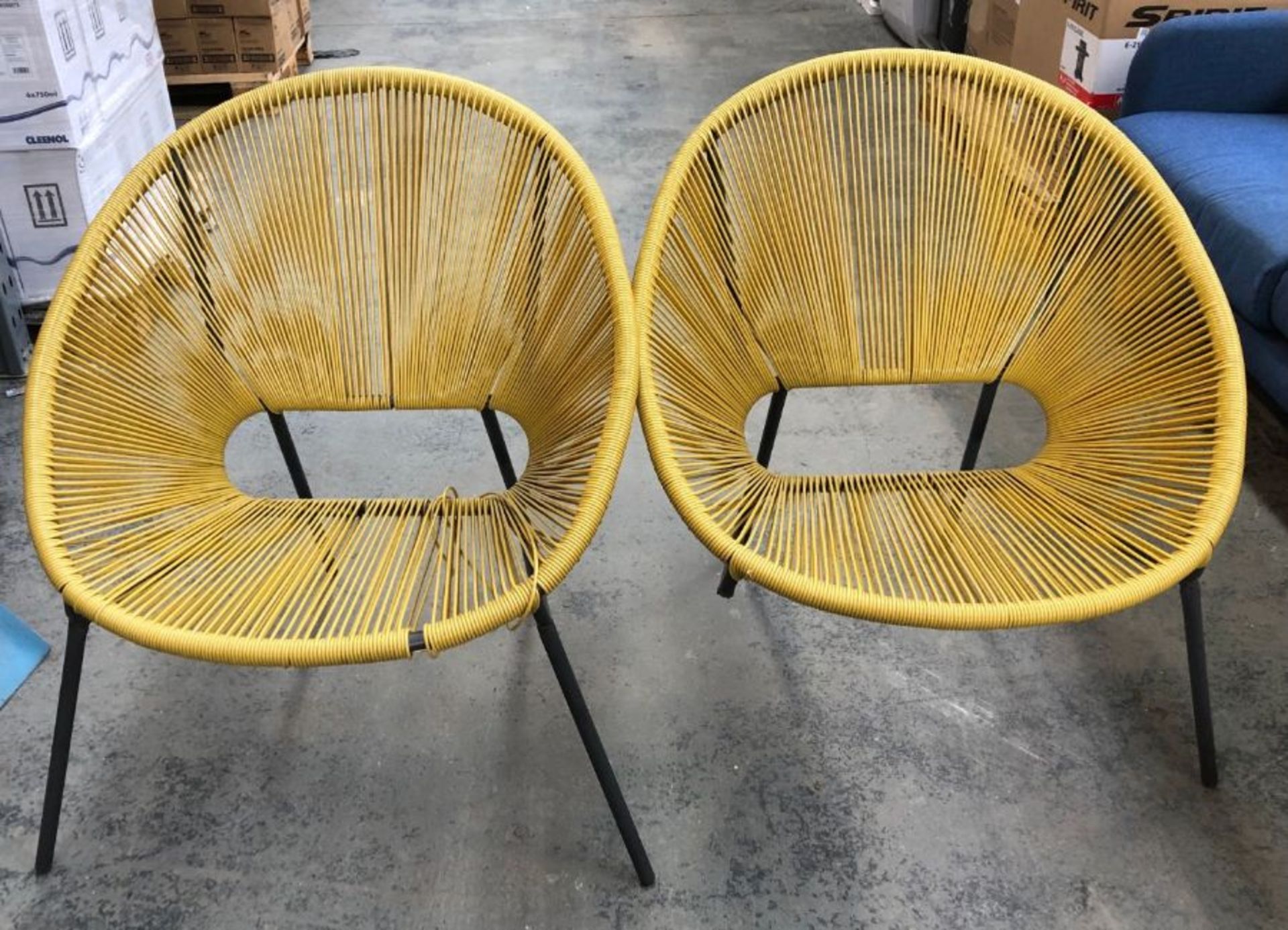 2 x JOHN LEWIS SALSA GARDEN CHAIRS