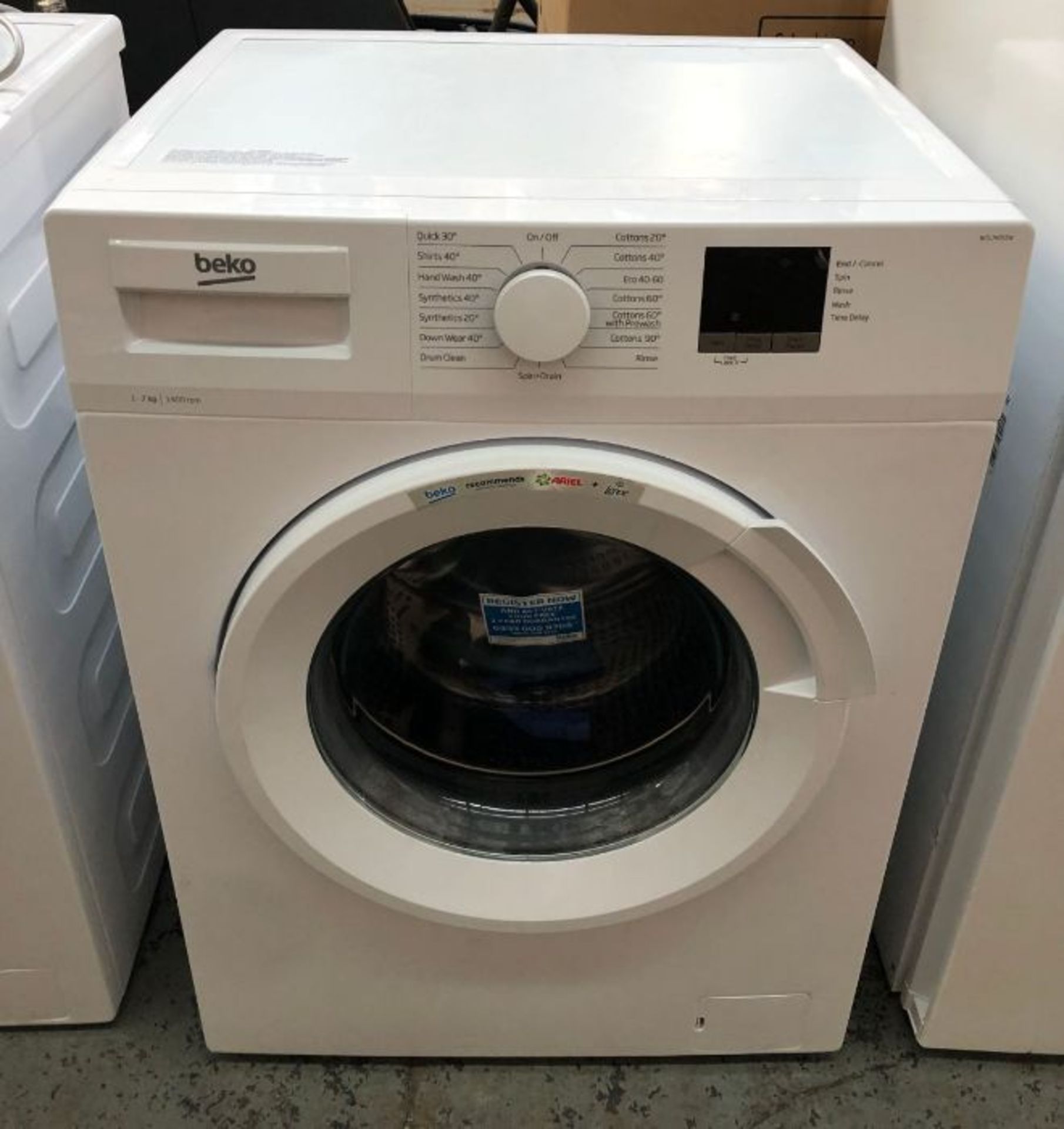 BEKO WTL74051W WASHING MACHINE