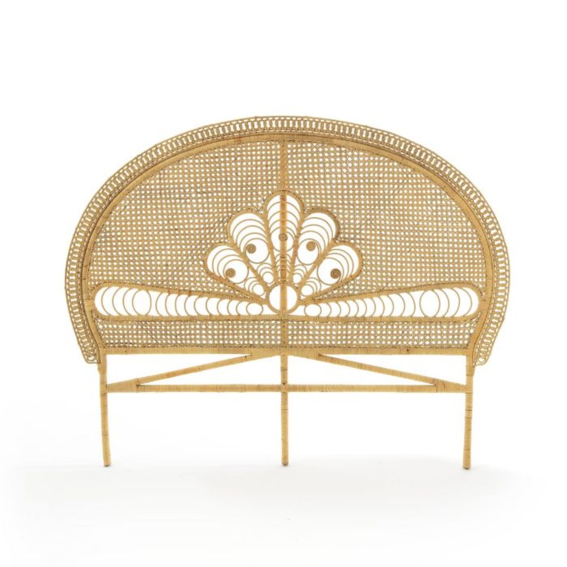 LA REDOUTE MALU RATTAN HEADBOARD (KING)