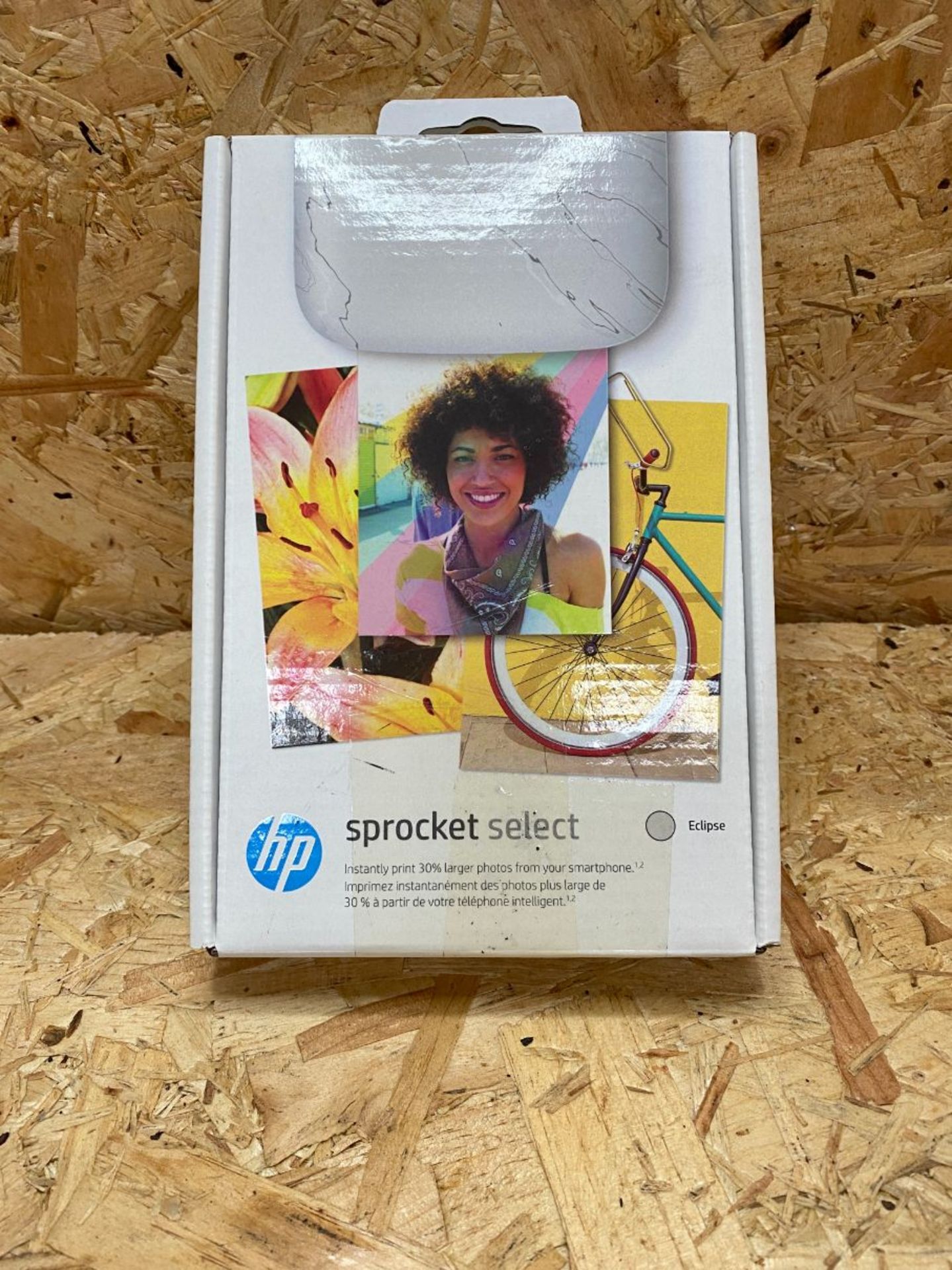 1 X HP SPROCKET PORTABLE 2X3 INCH INSTANT PHOTO PRINTER, PRINT PICTURES ON ZINK STICKY-BACKEDFROM Y