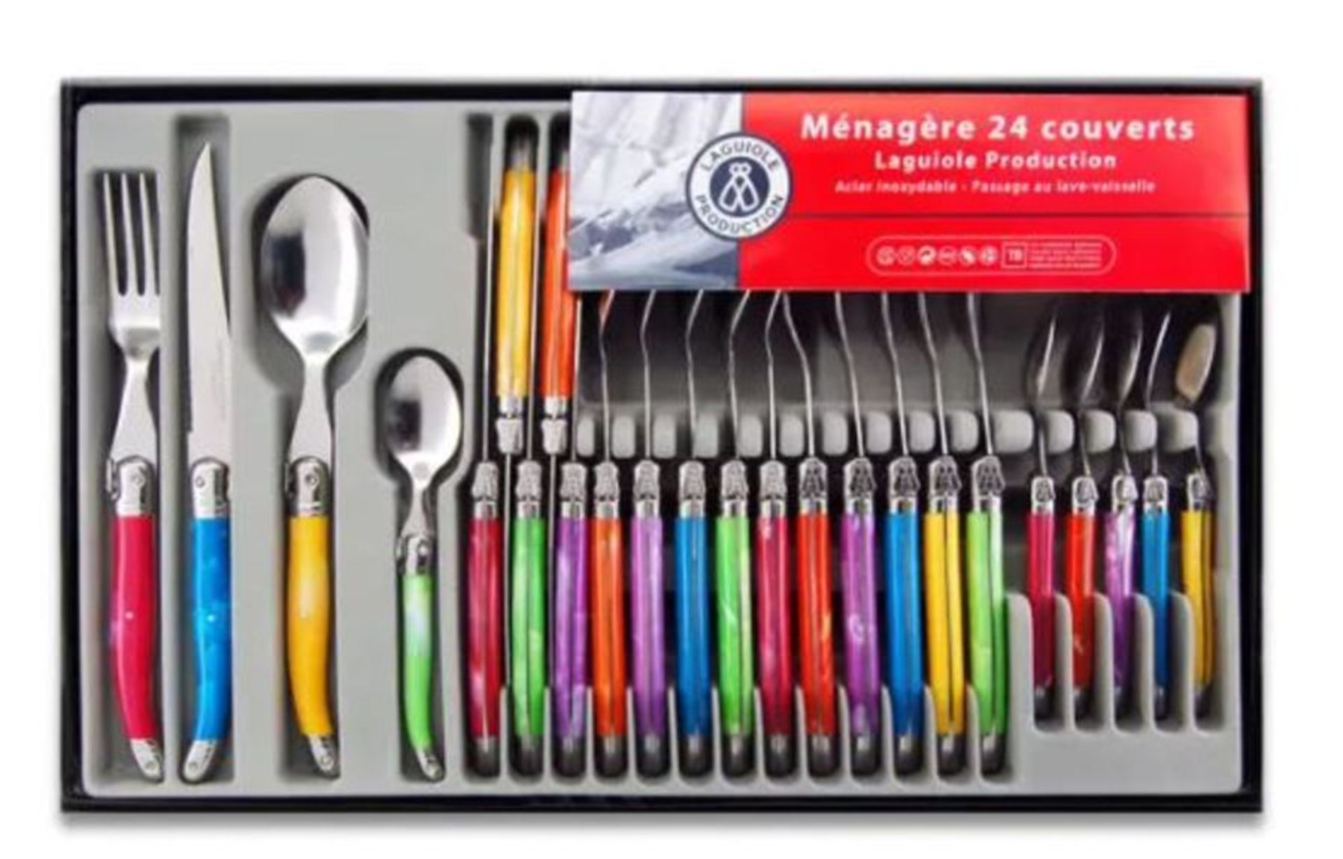 1 X TRADITION 24 PIECE CUTLERY SET / GRADE A / RRP £36.00