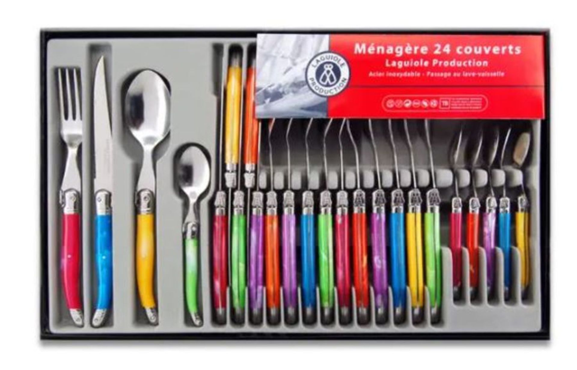 1 X TRADITION 24 PIECE CUTLERY SET / GRADE A MISSING ONE KNIFE FROM SET / RRP £36.00