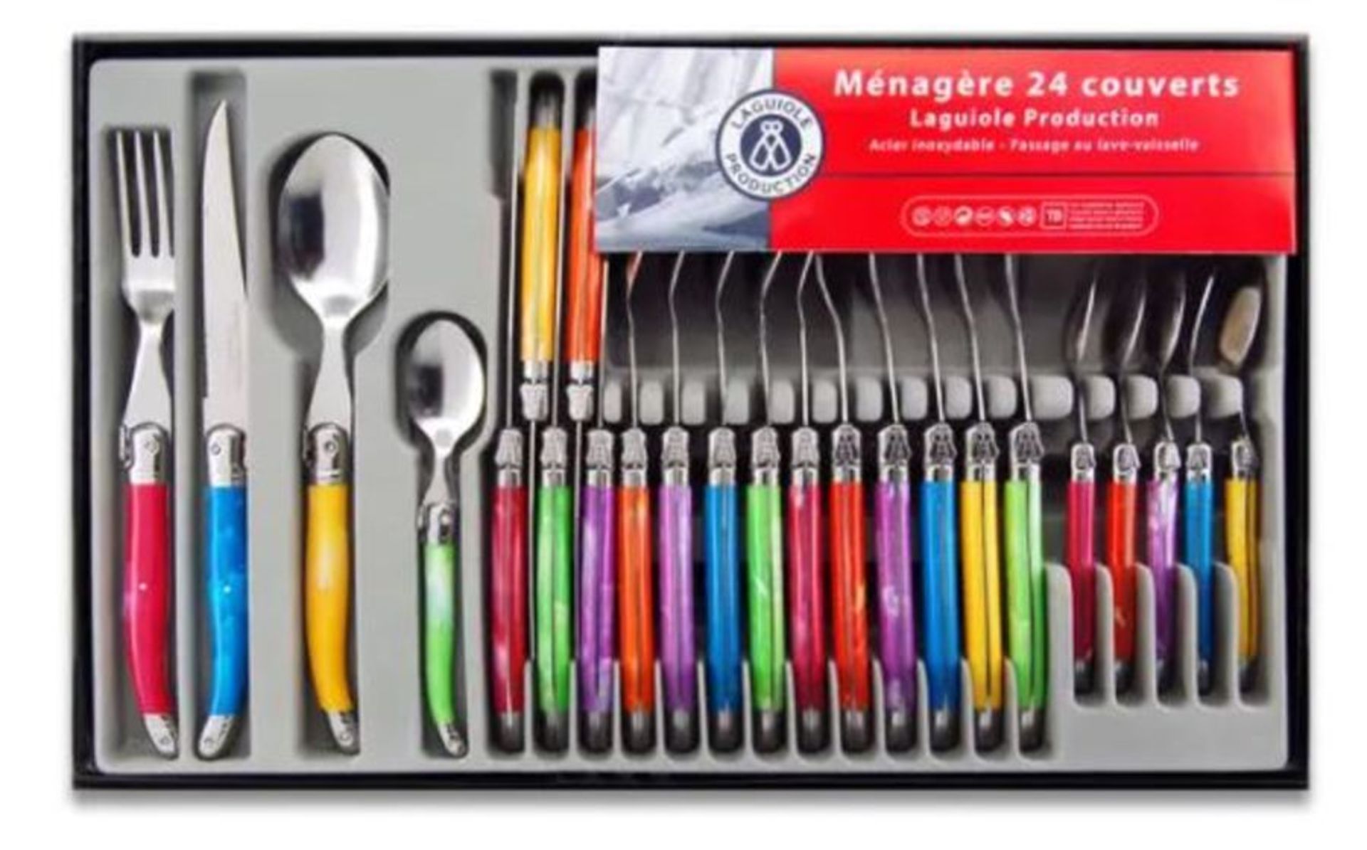 1 X TRADITION 24 PIECE CUTLERY SET / GRADE A MISSING ONE KNIFE FROM SET / RRP £36.00