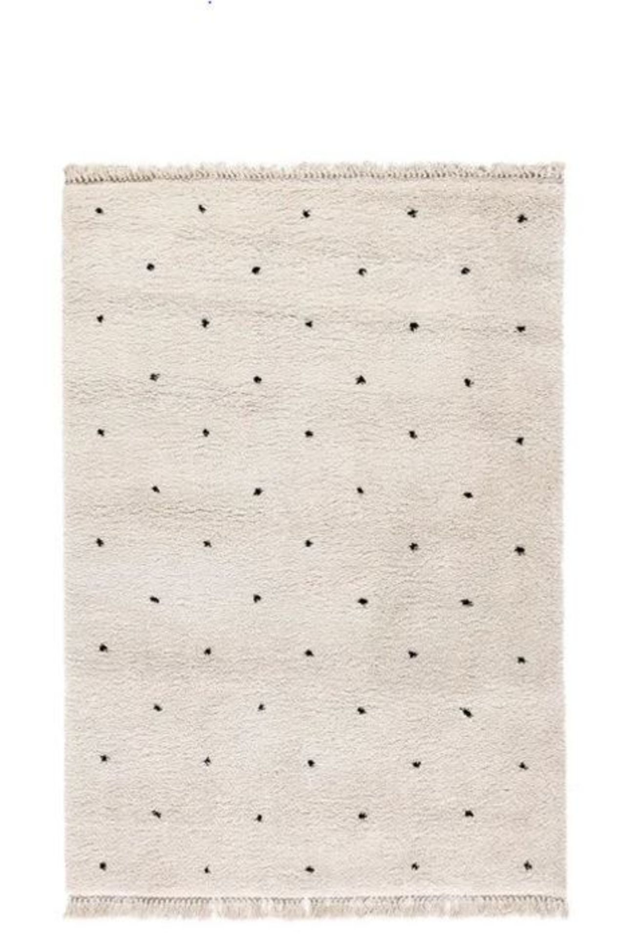 LA REDOUTE AVA SPOTTED BERBER-STYLE RUG / SIZE: 200 X 290CM