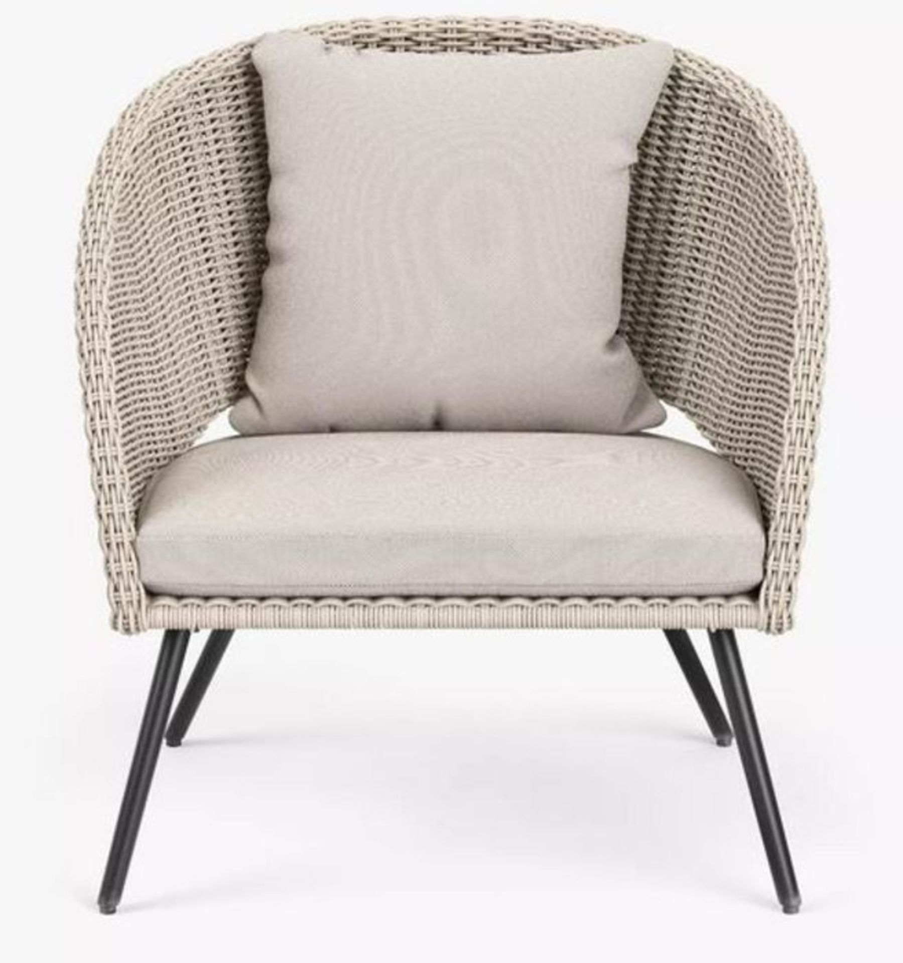 JOHN LEWIS CORSICA SET OF 4 GARDEN ARMCHAIRS