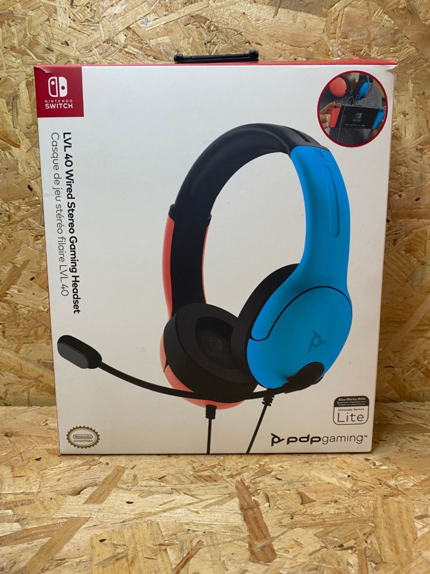 1 X PDP GAMING LVL40 WIRED NINTENDO SWITCH HEADSET / RRP £24.99