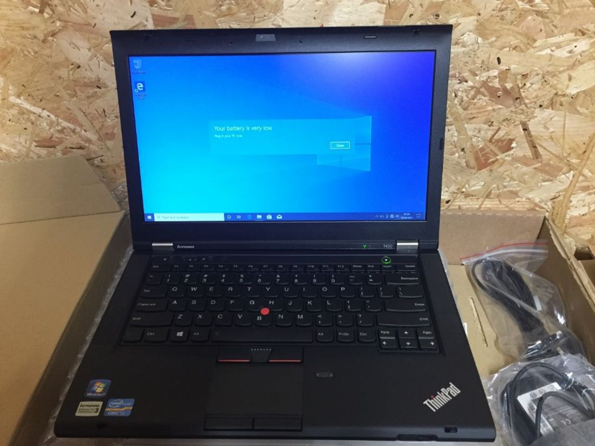 1 X TESTED WORKING LENOVO THINKPAD LAPTOP INTEL I5 PROCESSOR, 8GB RAM, WINDOWS 10