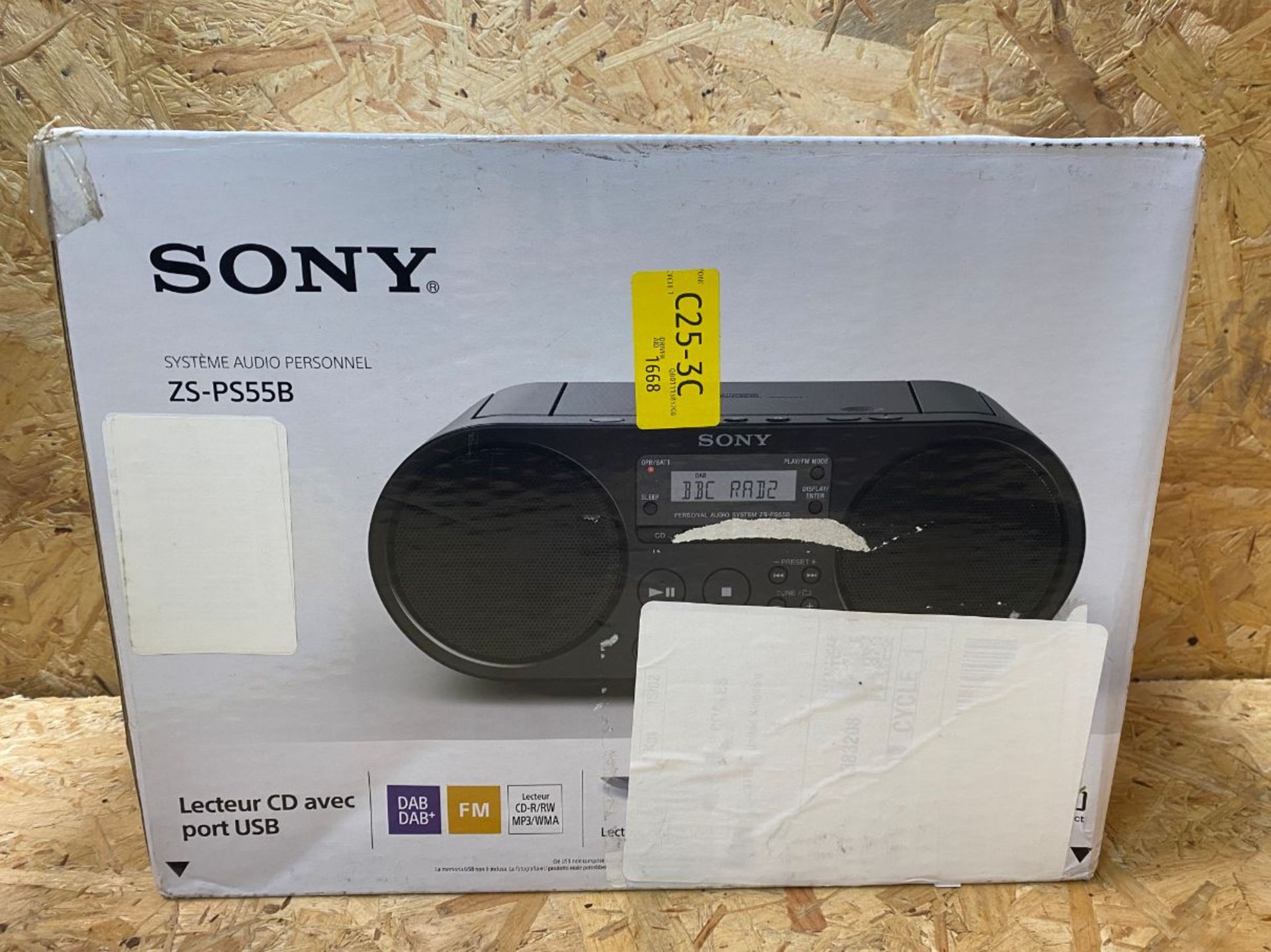 1 X SONY ZS-PS55B USB BOOMBOX / RRP £89.99