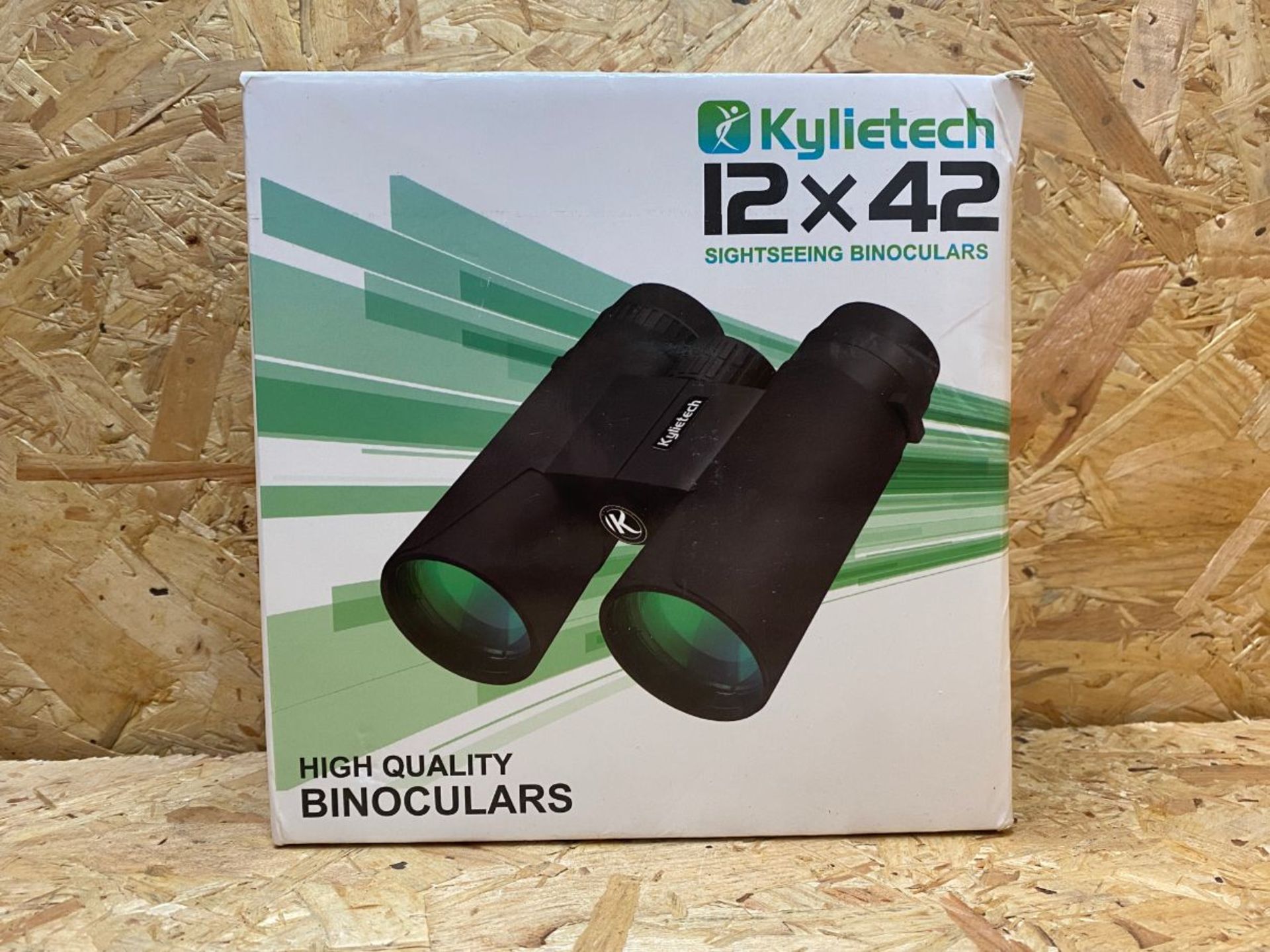 1 X KYLIETECH 12X42 SIGHTSEEING BINOCULARS / RRP £29.99