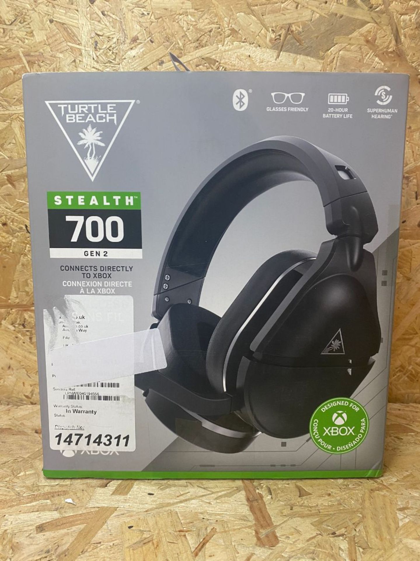 1 X TURTLE BEACH XBOX STEALTH 700 GEN2 BLUETOOTH GAMING HEADSET / RRP £129.99