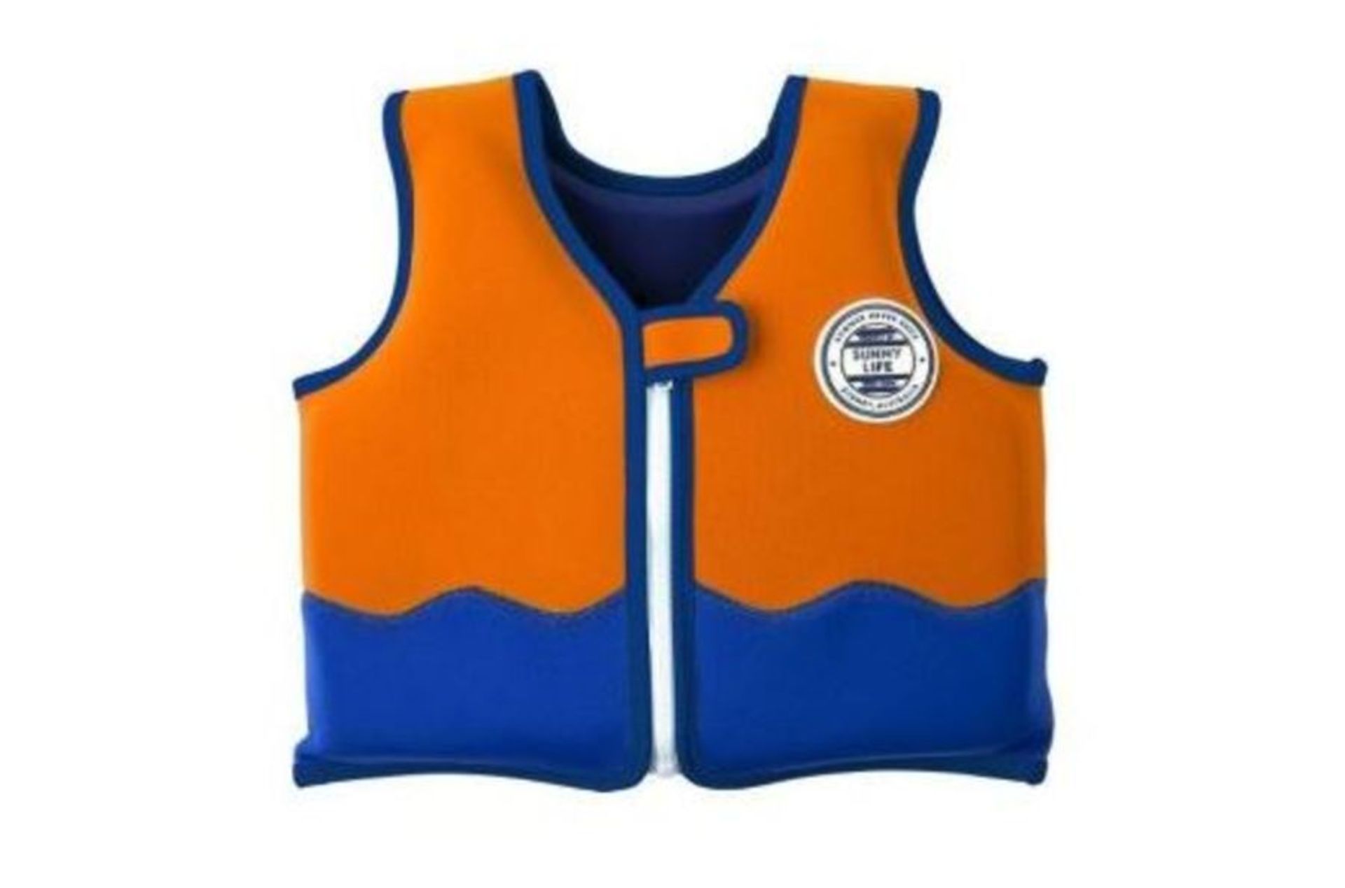 SUNNY LIFE / FLOAT VEST SHARKY / YELLOW & NAVY / 2-3 YEARS / RRP £30.00 AS NEW WITH TAGS IN ORIGINAL
