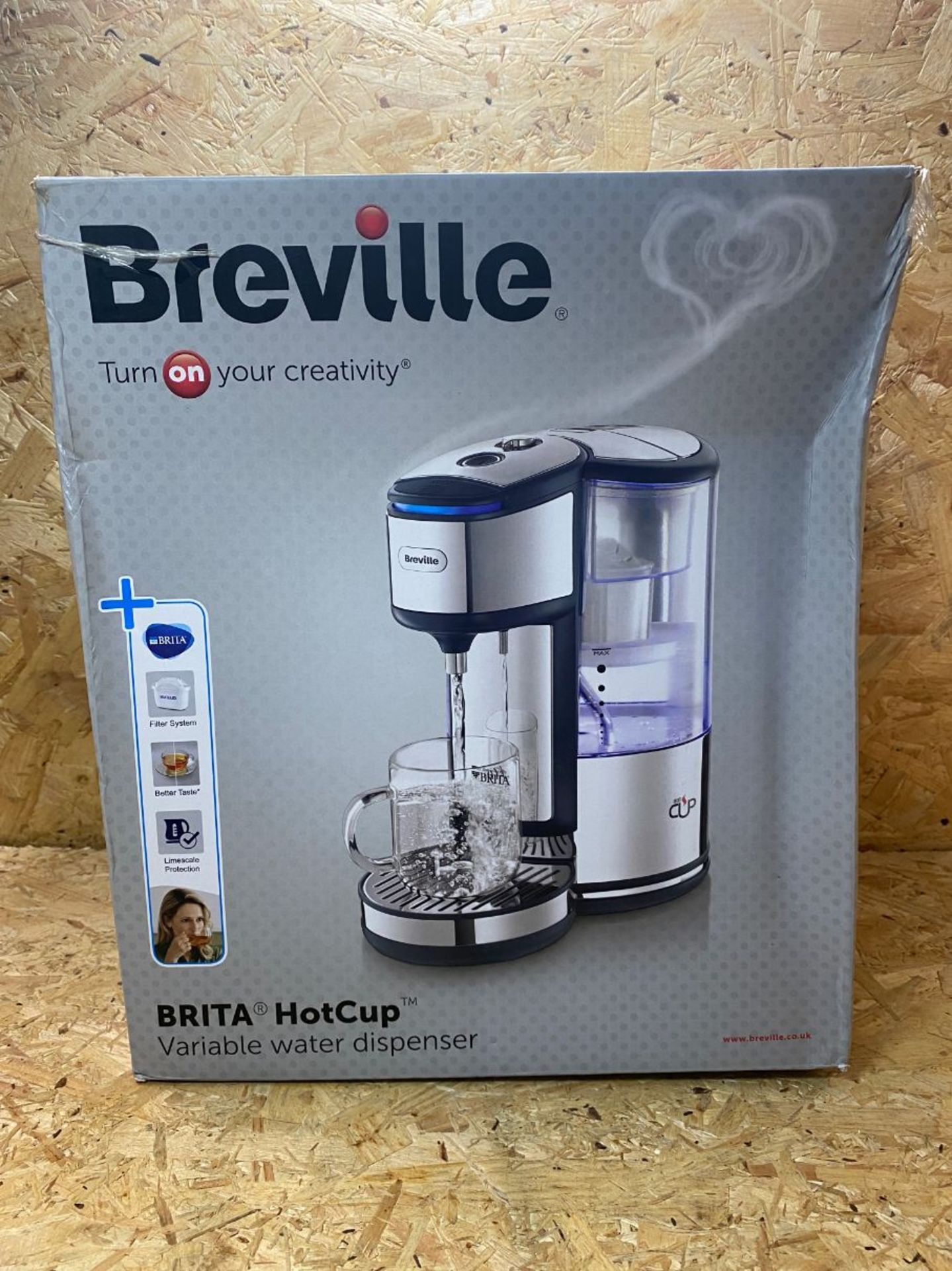 1 X BREVILLE BRITA HOTCUP WATER DISPENSER / RRP £74.99