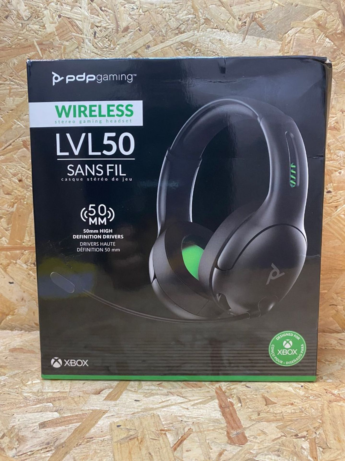 1 X PDP GAMING LVL50 SANS FIL WIRELESS HEADSET / RRP £29.99