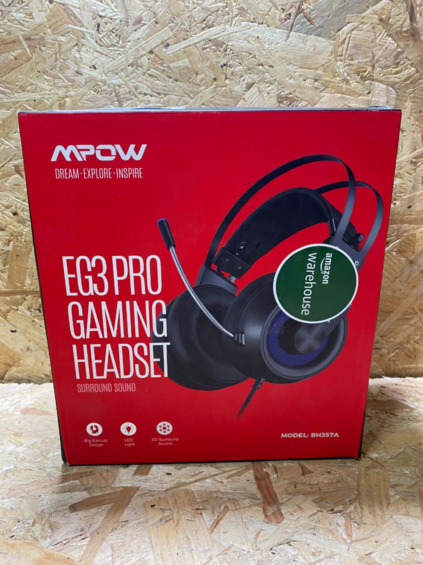 1 X MPOW EG3 PRO GAMING HEADSET / RRP £22.00