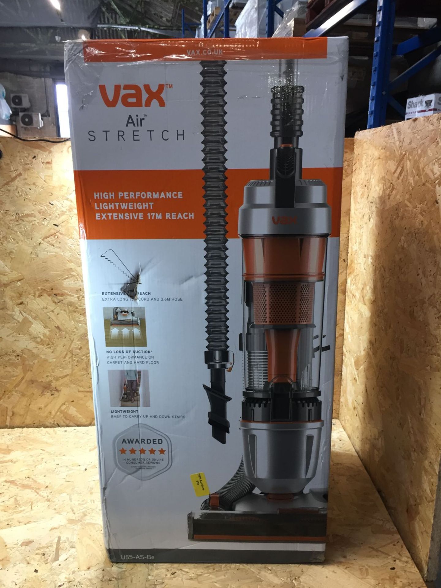 1 X VAX AIR STRETCH UPRIGHT VACUUM / RRP £99.99