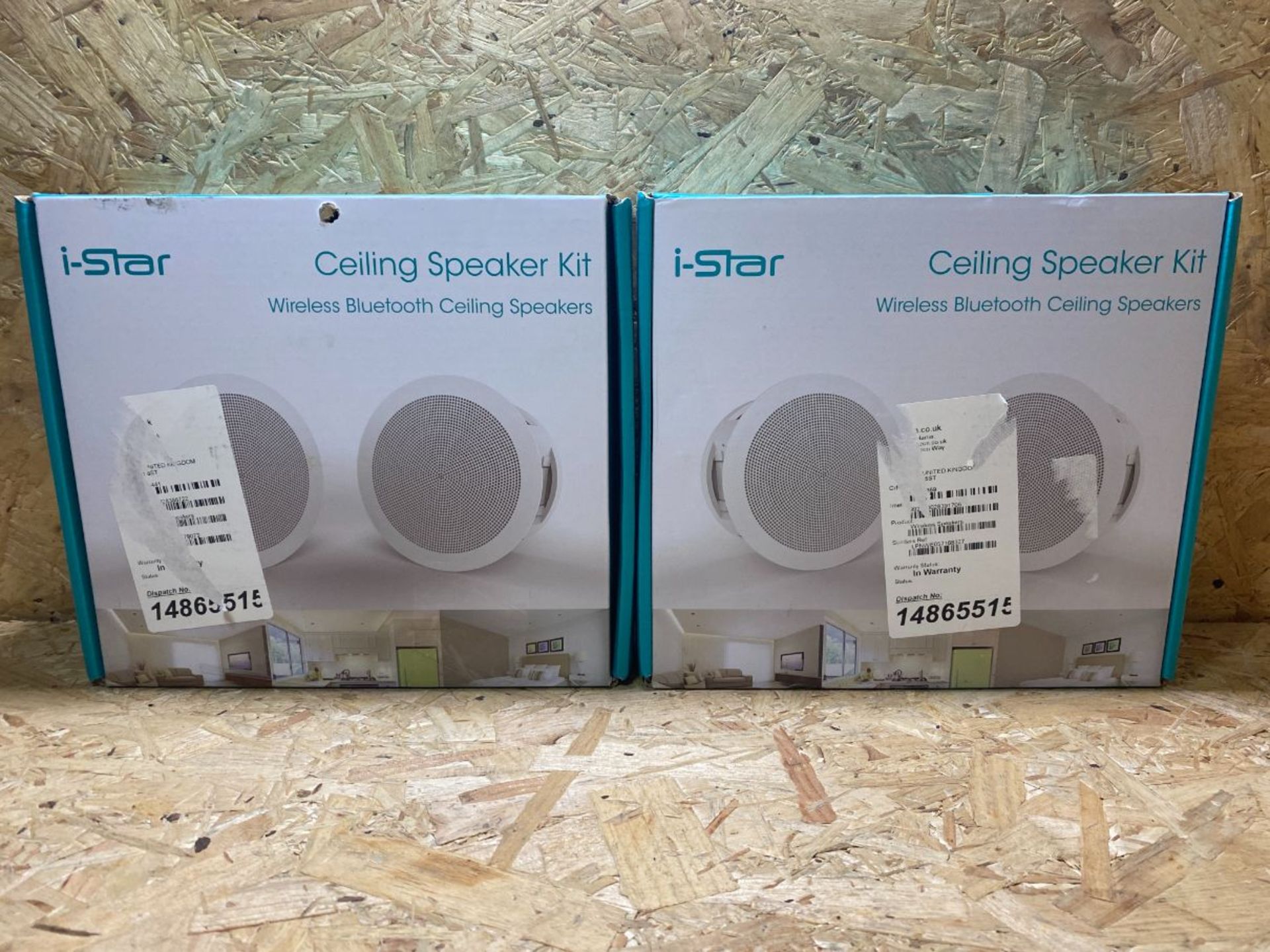 2 X I-STAR CEILING SPEAKER KITS / COMBINED RRP £199.98