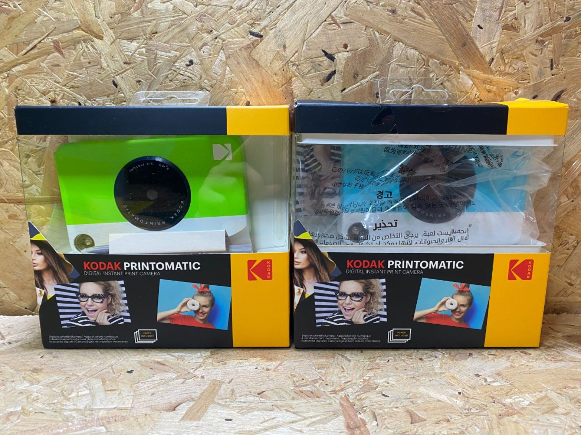 2 X KODAK PRINTOMATIC DIGITAL PRINT CAMERA / COMBINED RRP £99.98