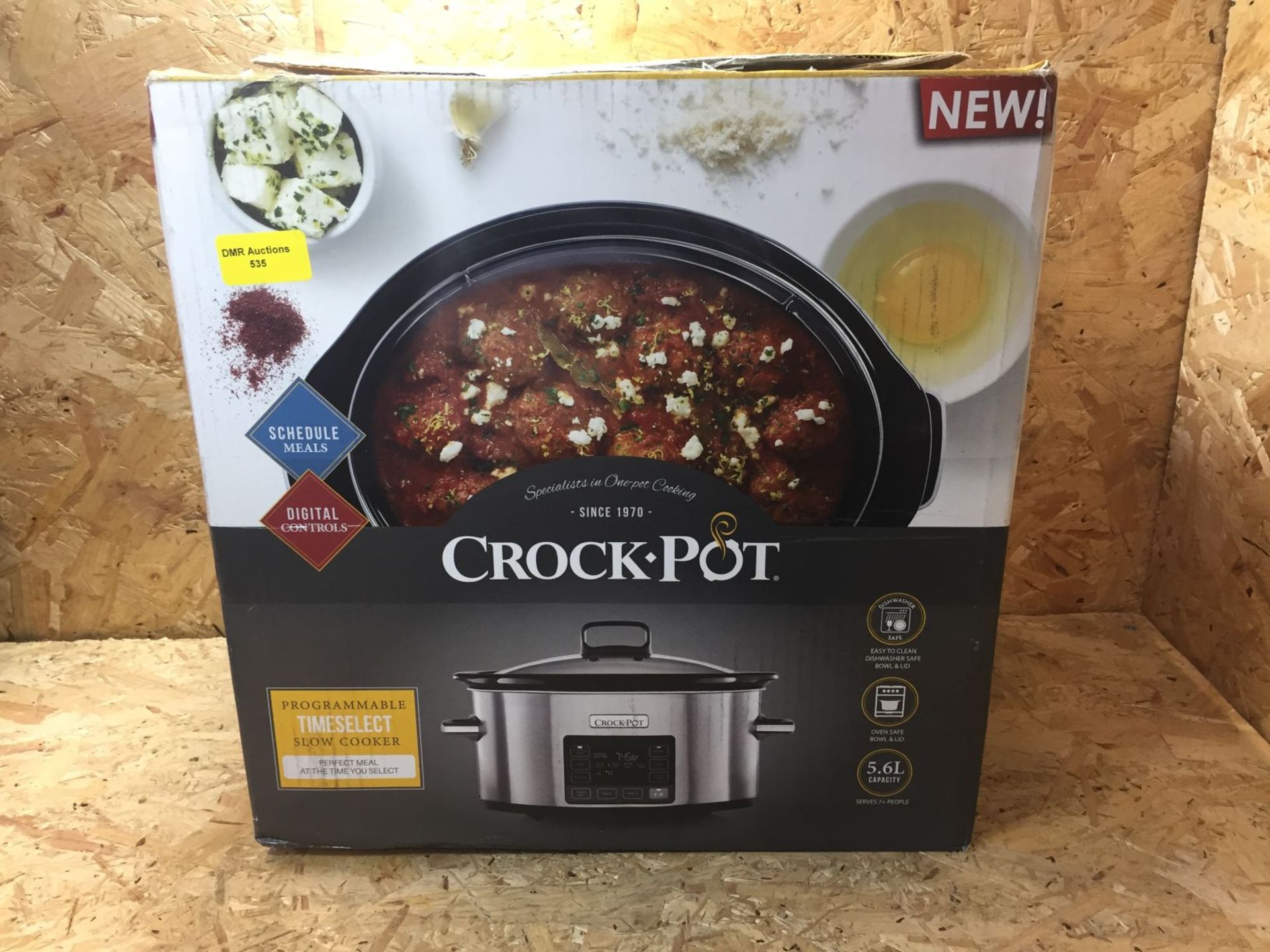 1 X CROCKPOT 5.6L DIGITAL SLOW COOKER / RRP £69.99