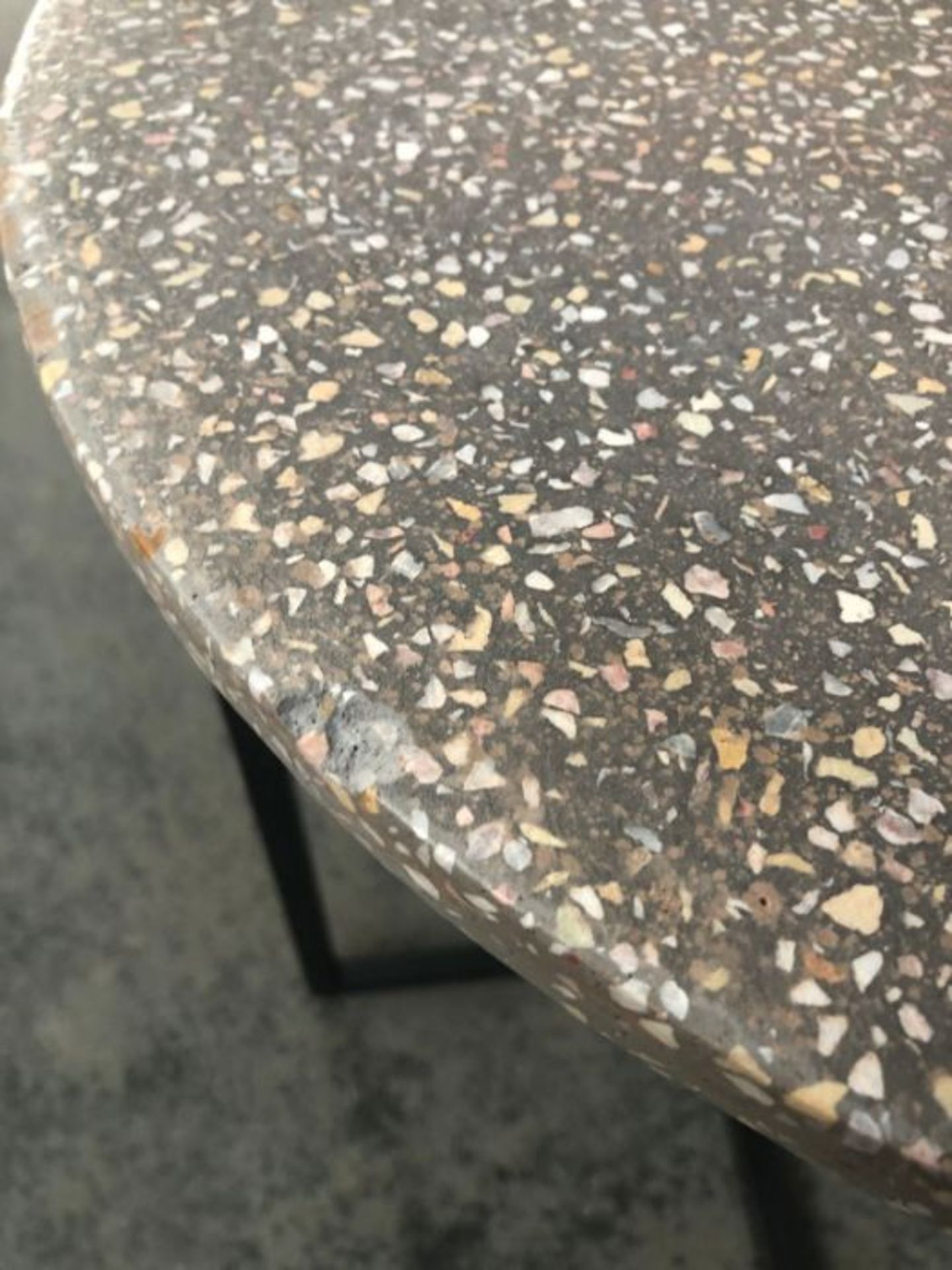 JOHN LEWIS RAYNA TERRAZZO LARGE SIDE TABLE - Image 3 of 3