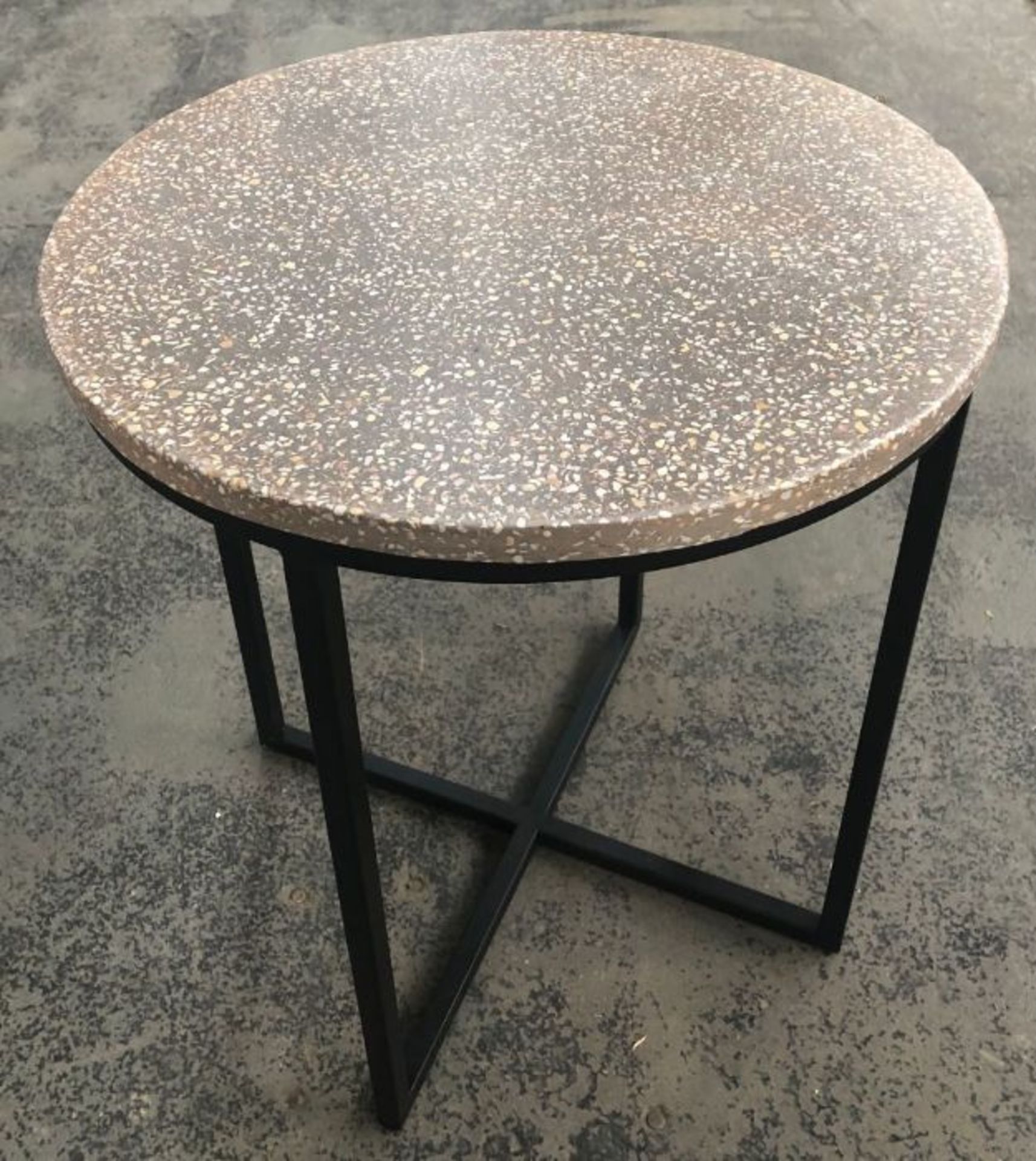 JOHN LEWIS RAYNA TERRAZZO LARGE SIDE TABLE - Image 2 of 3