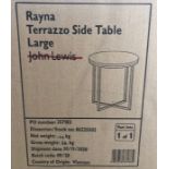 JOHN LEWIS RAYNA TERRAZZO LARGE SIDE TABLE