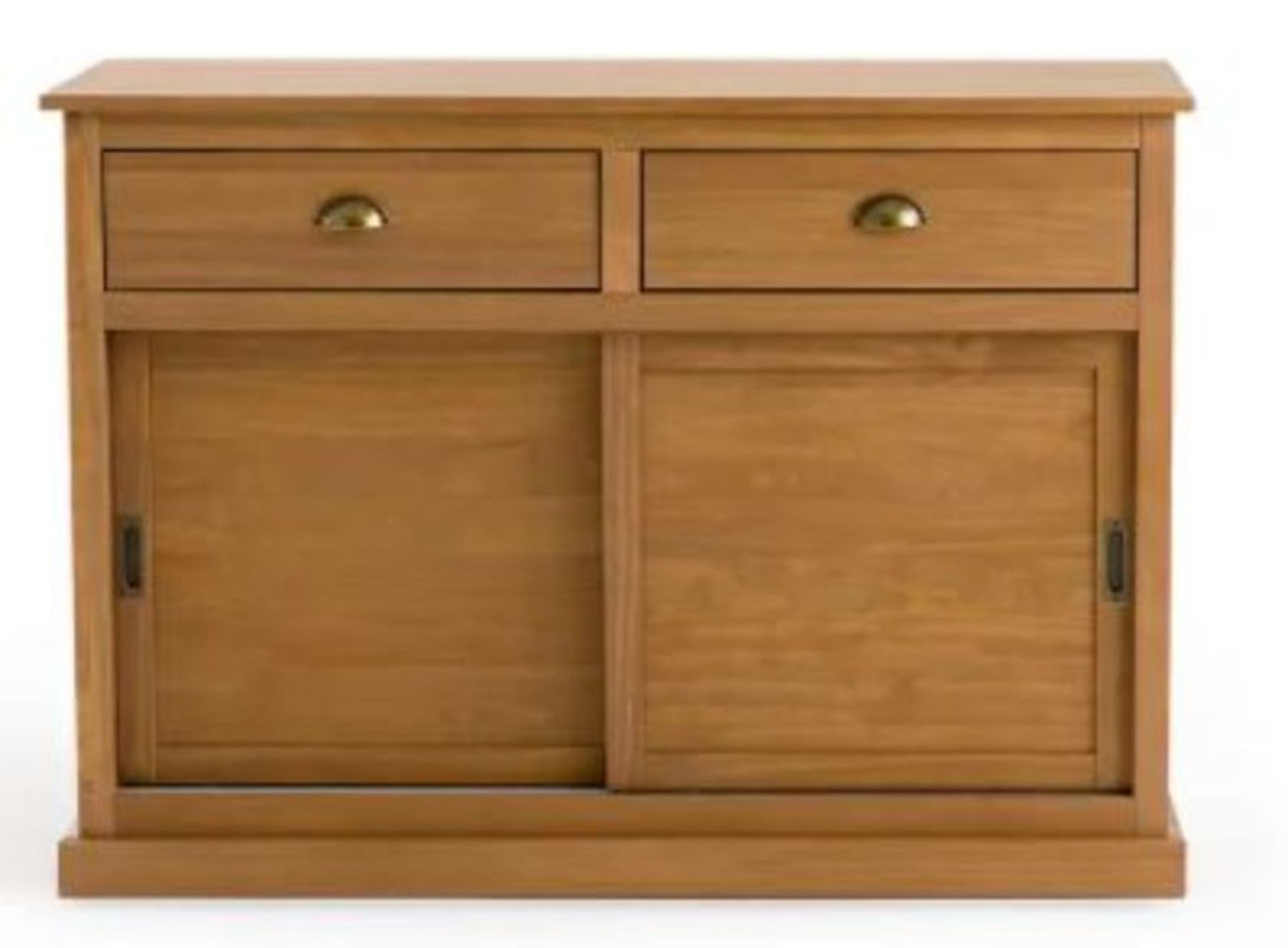 LA REDOUTE LUNJA DOUBLE SIDEBOARD WITH 2 DRAWERS & 2 CUPBOARDS