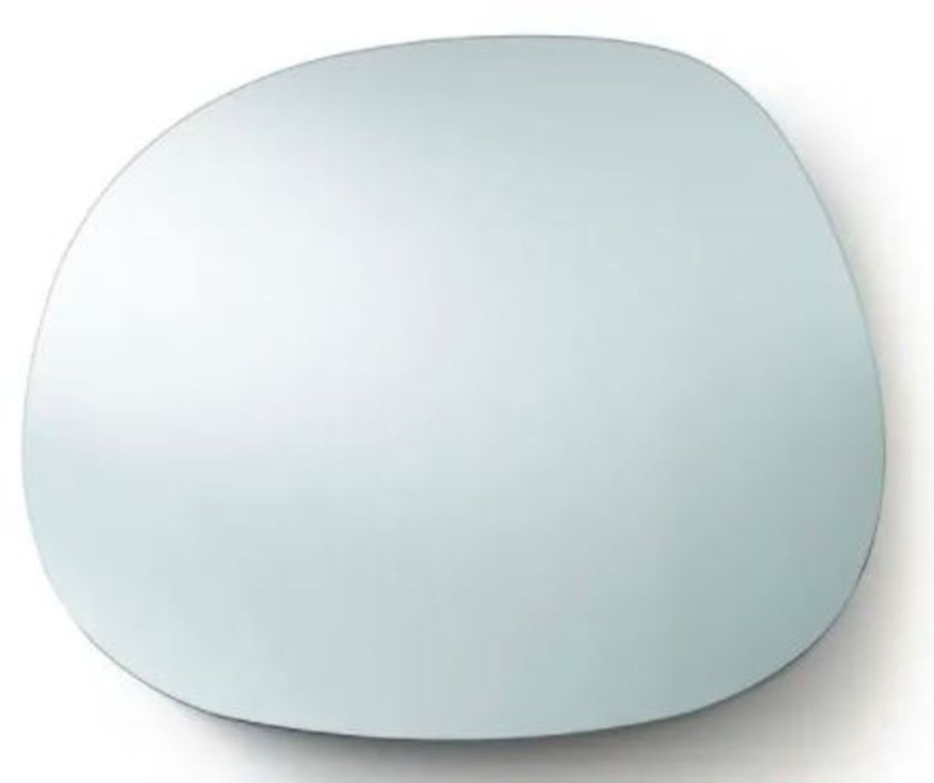 LA REDOUTE BIFACE IRREGULAR PEBBLE MIRROR, EXTRA LARGE