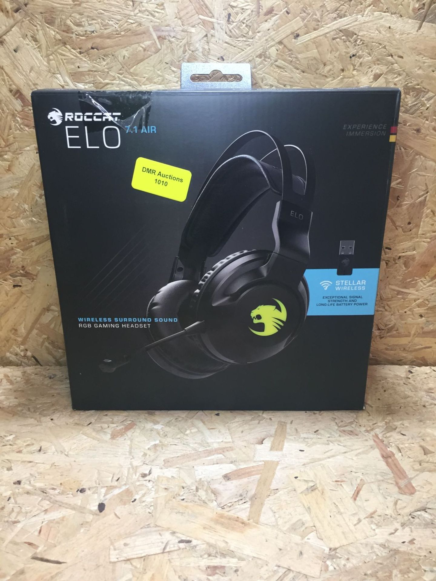 1 X ROCCAT ELO 7.1 AIR WIRELESS GAMING HEADSET / RRP £89.99 - UNTESTED CUSTOMER RETURNS - APPRAISALS