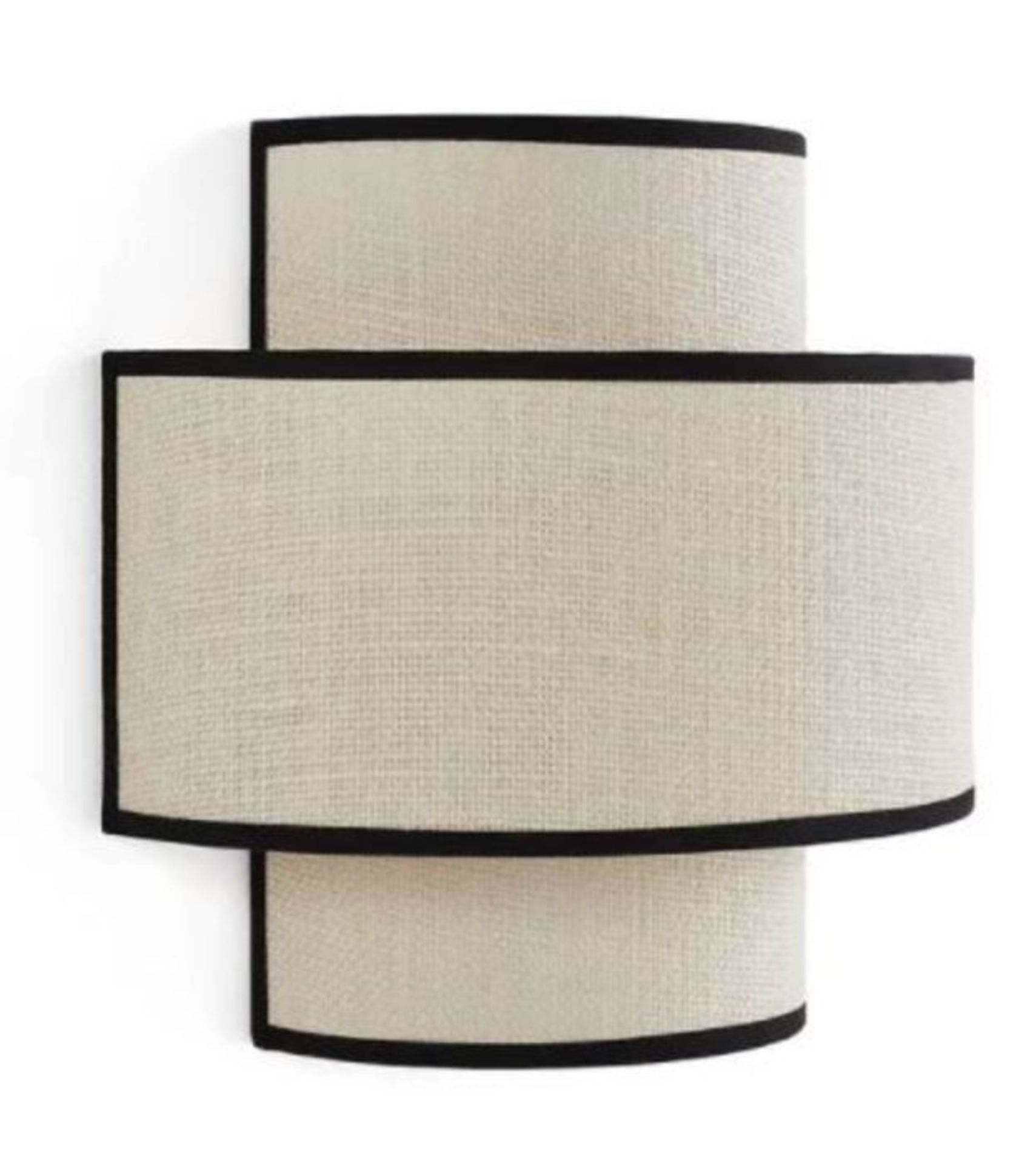 1 X LA REDOUTE COME JUTE WALL LIGHT SHADE IN ECRU / GRADE A / RRP £65.00