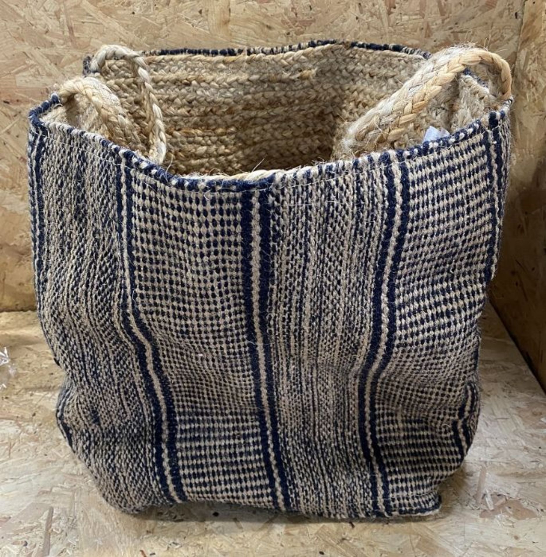 1 X LA REDOUTE JUTLO SQUARE BASKET / GRADE A / RRP £55.00