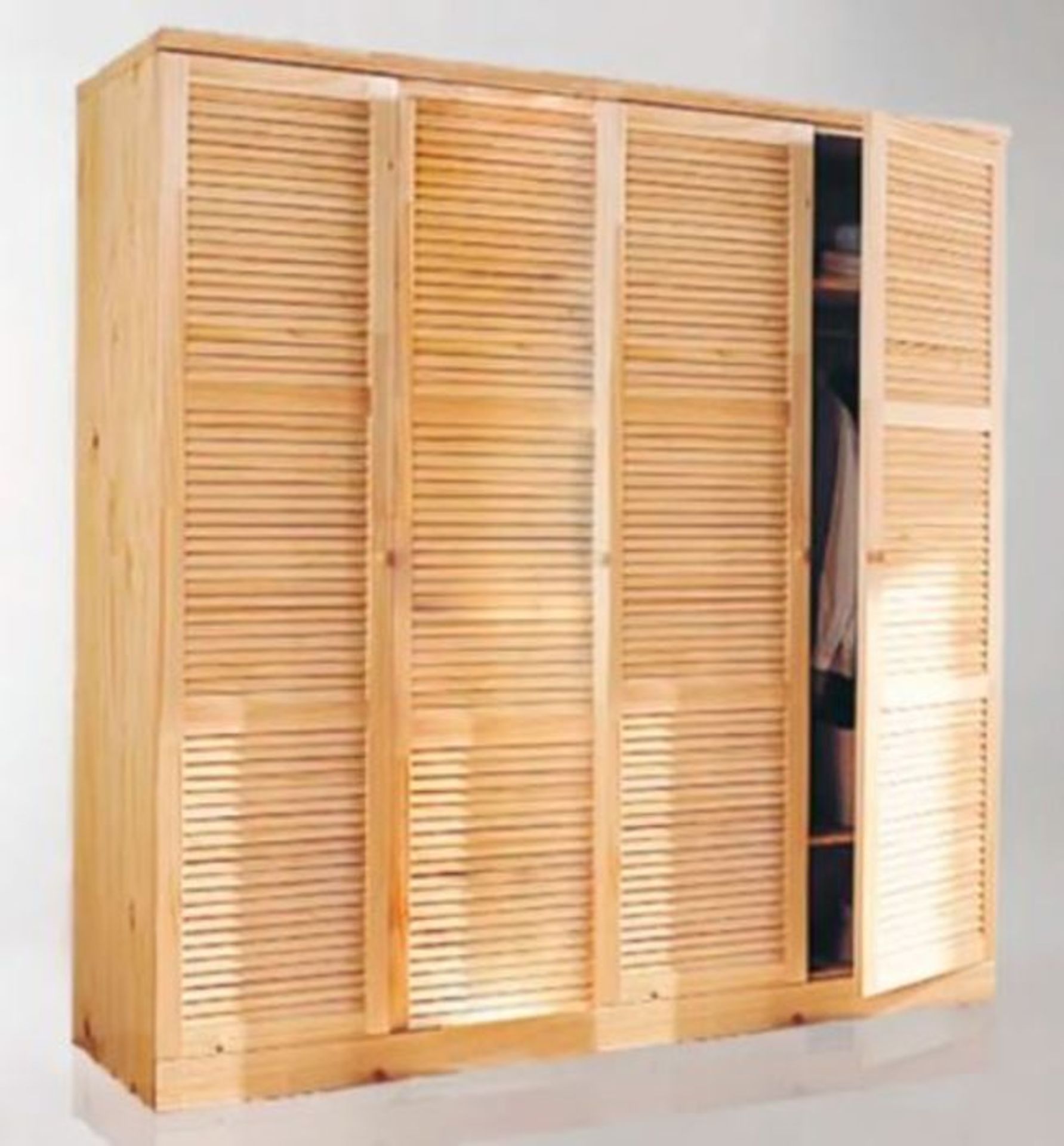 LA REDOUTE MAYOR SOLID PINE WARDROBE, H205CM