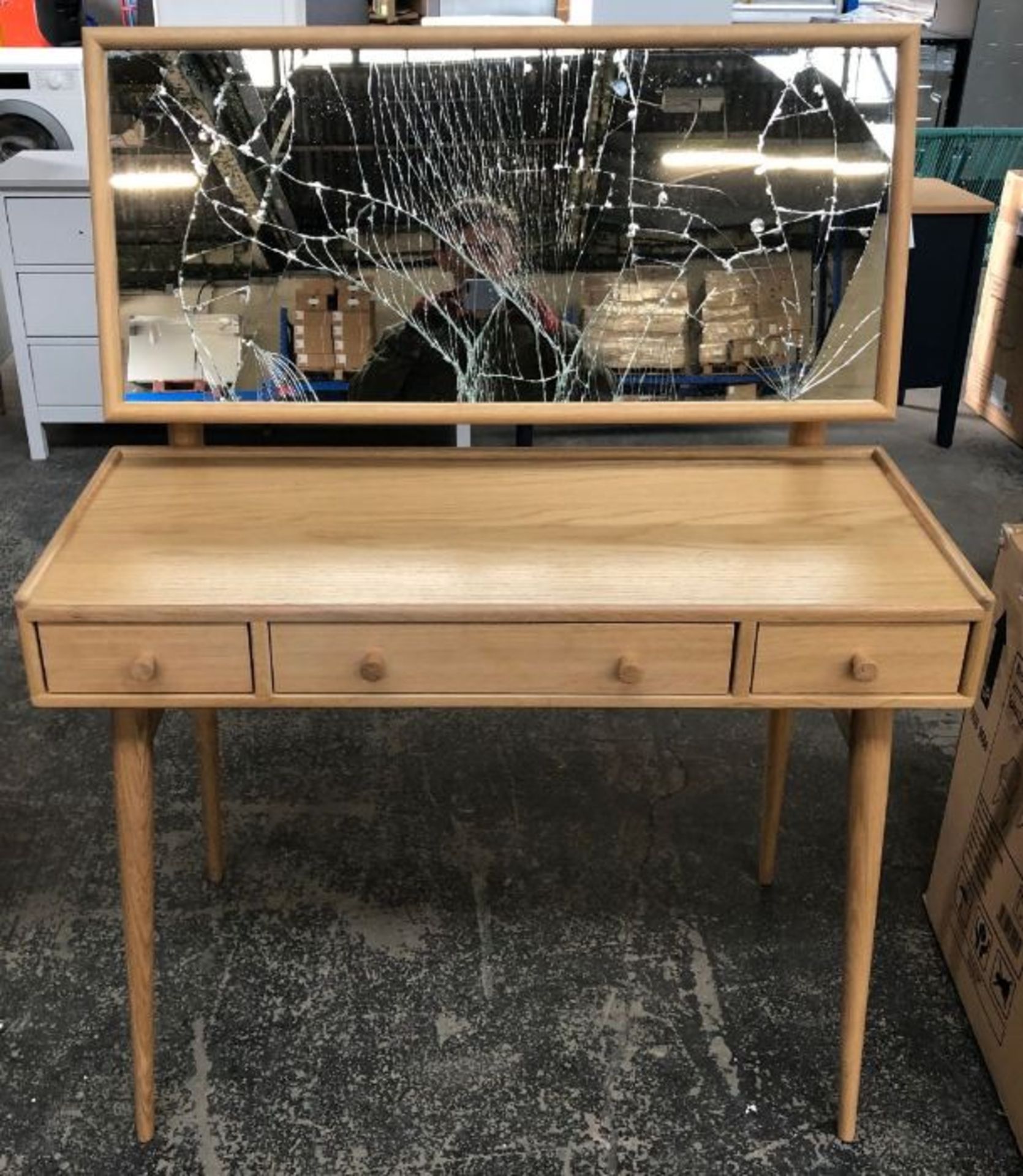ERCOL FOR JOHN LEWIS SHALSTONE DRESSING TABLE