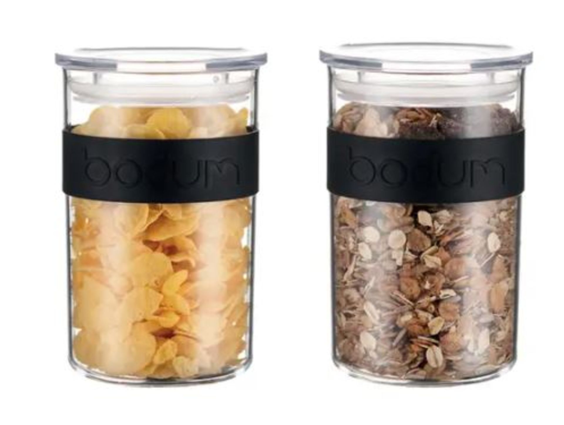 1 X PRESSO 2 STORAGE JARS, 0.6L / GRADE A / RRP £19.00