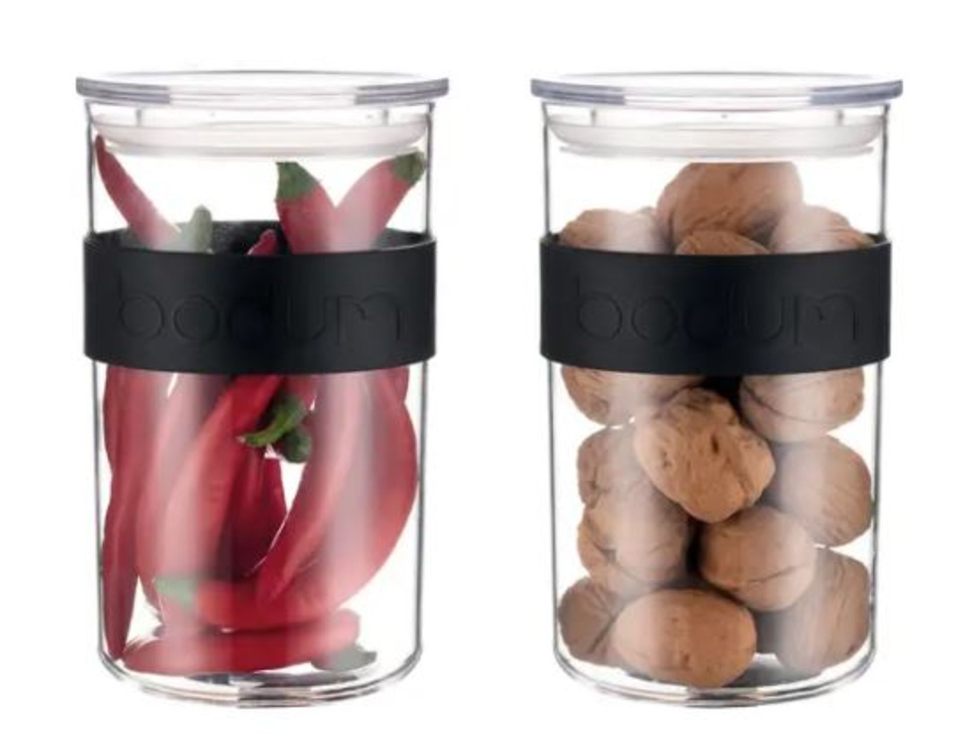 1 X PRESSO 2 STORAGE JARS, 1.0L / GRADE A / RRP £25.00