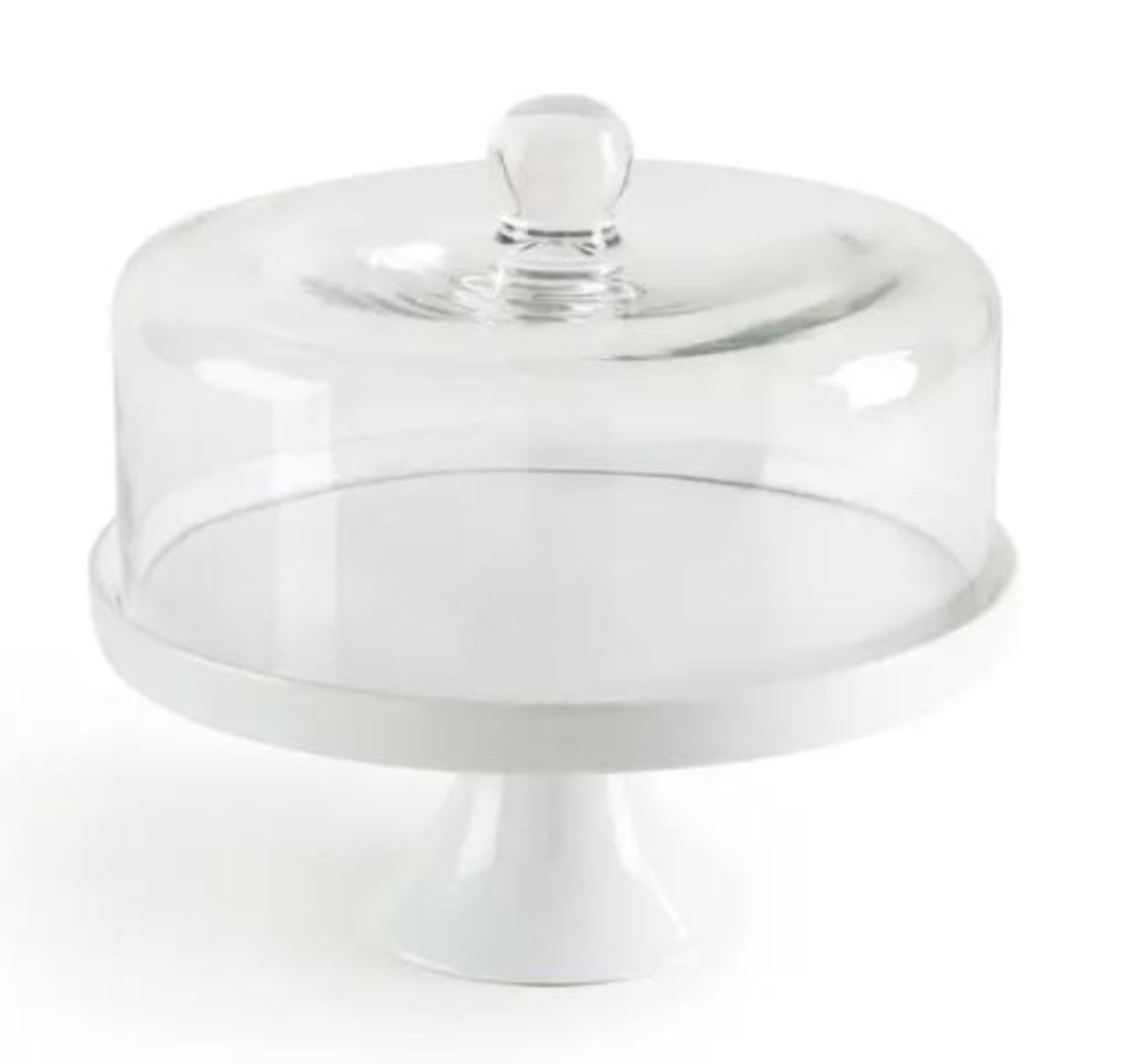 1 X TRENMA CAKE DISH WITH GLASS COVER / GRADE A / RRP £42.00