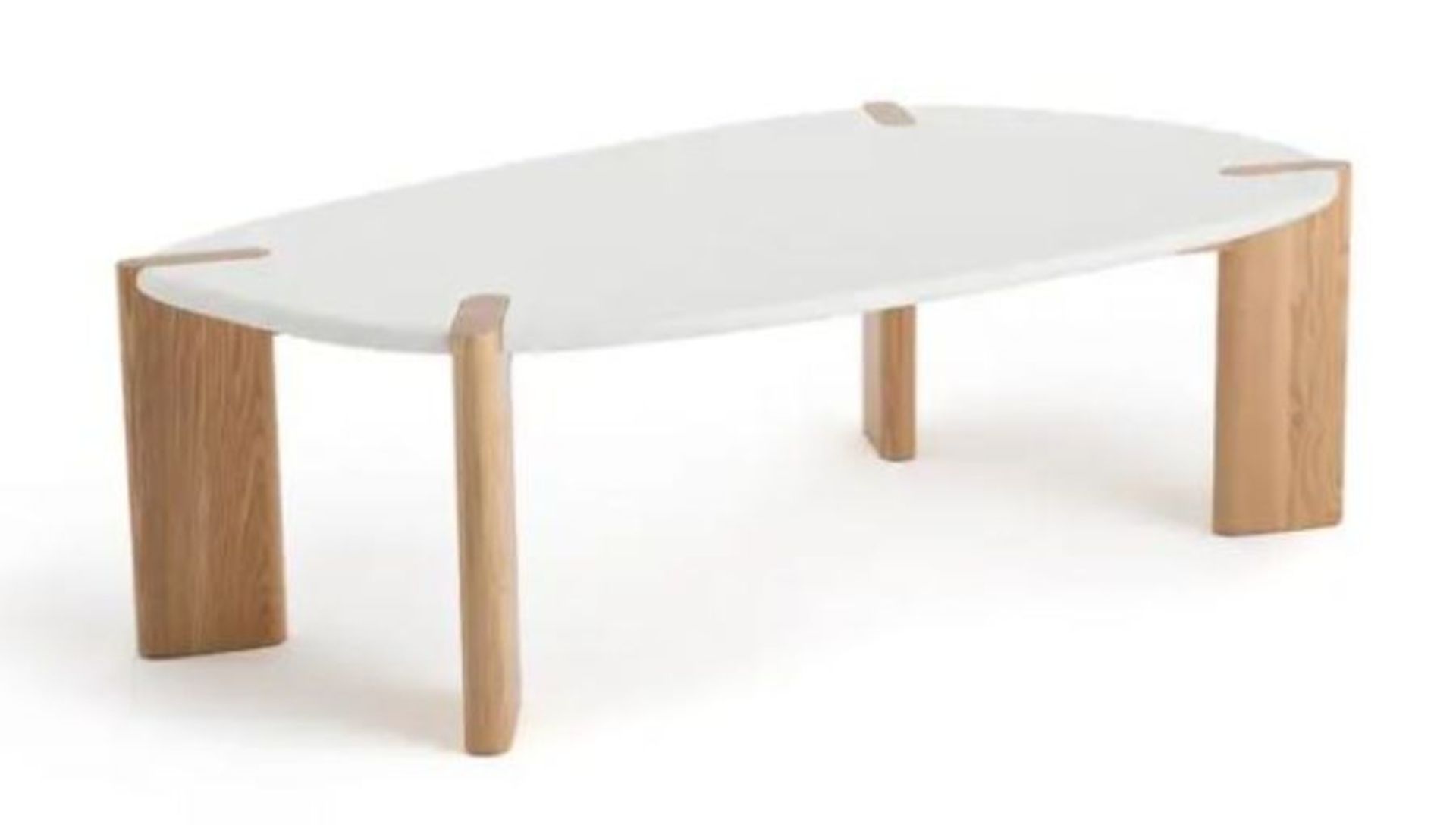 LA REDOUTE GALET ORGANICALLY SHAPED COFFEE TABLE