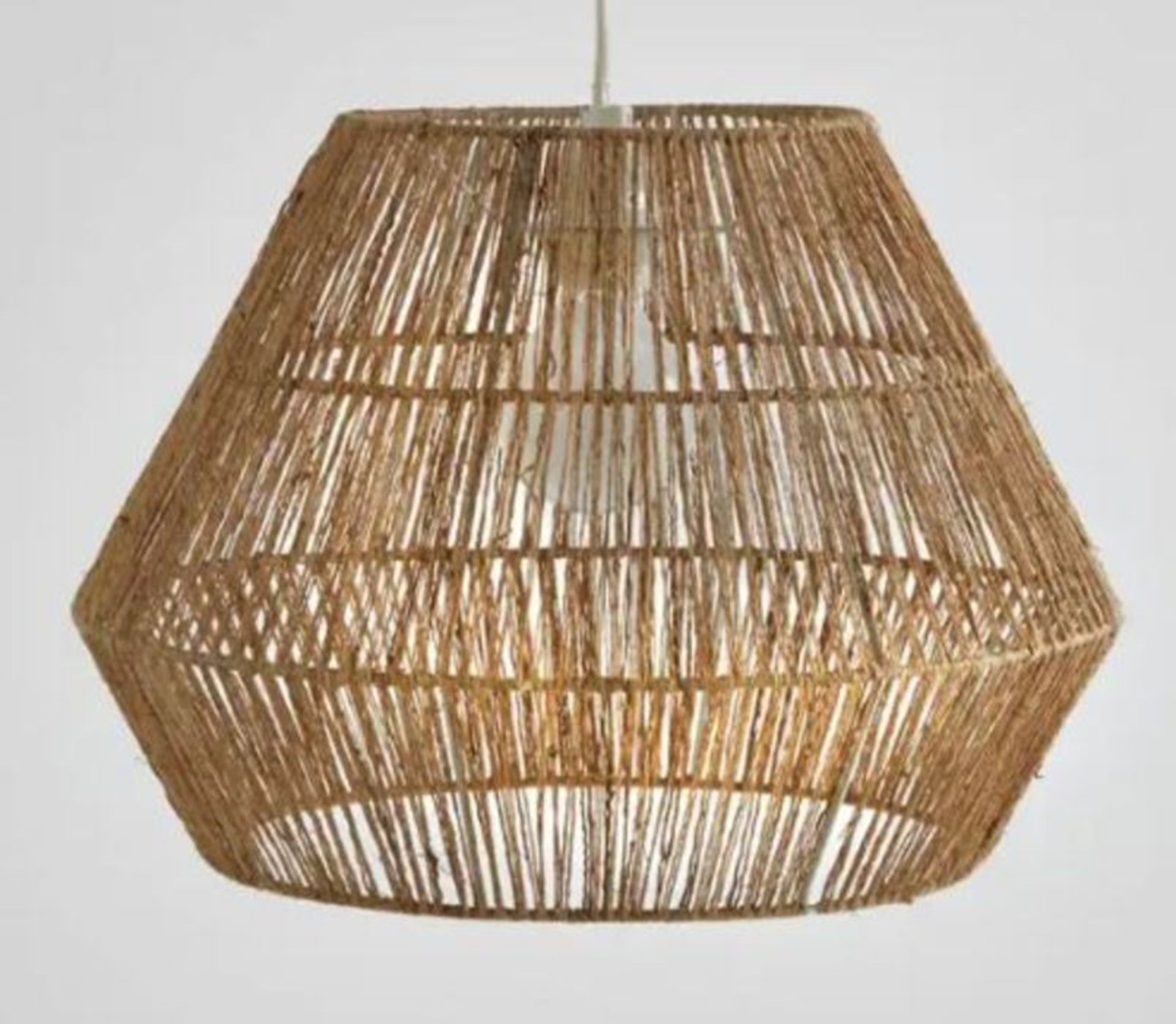 LA REDOUTE YAKU CEILING LAMPSHADE IN NATURAL HEMP