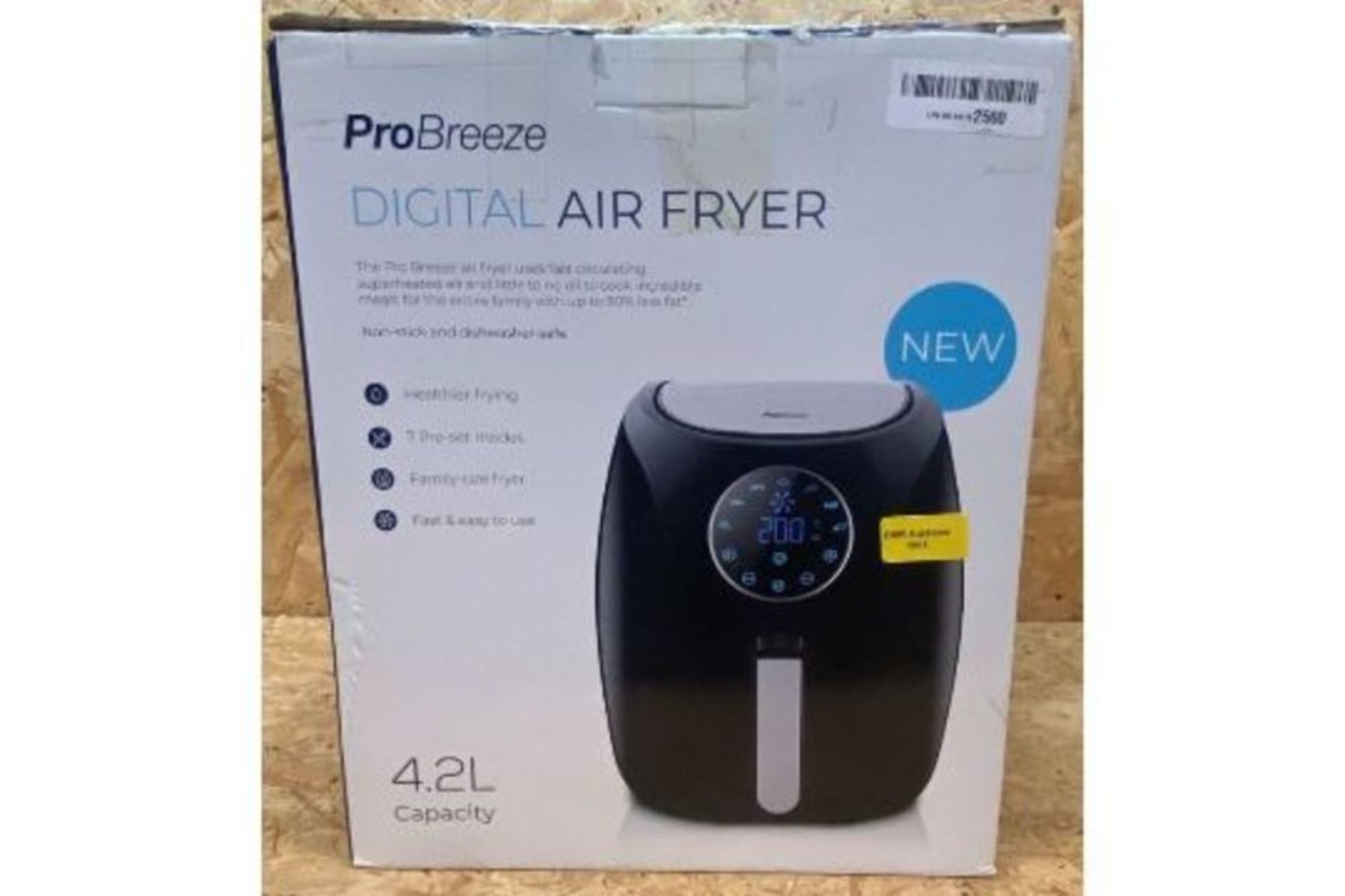 1 X PROBREEZE DIGITAL AIR FRYER / RRP £79.99 / UNTESTED CUSTOMER RETURN