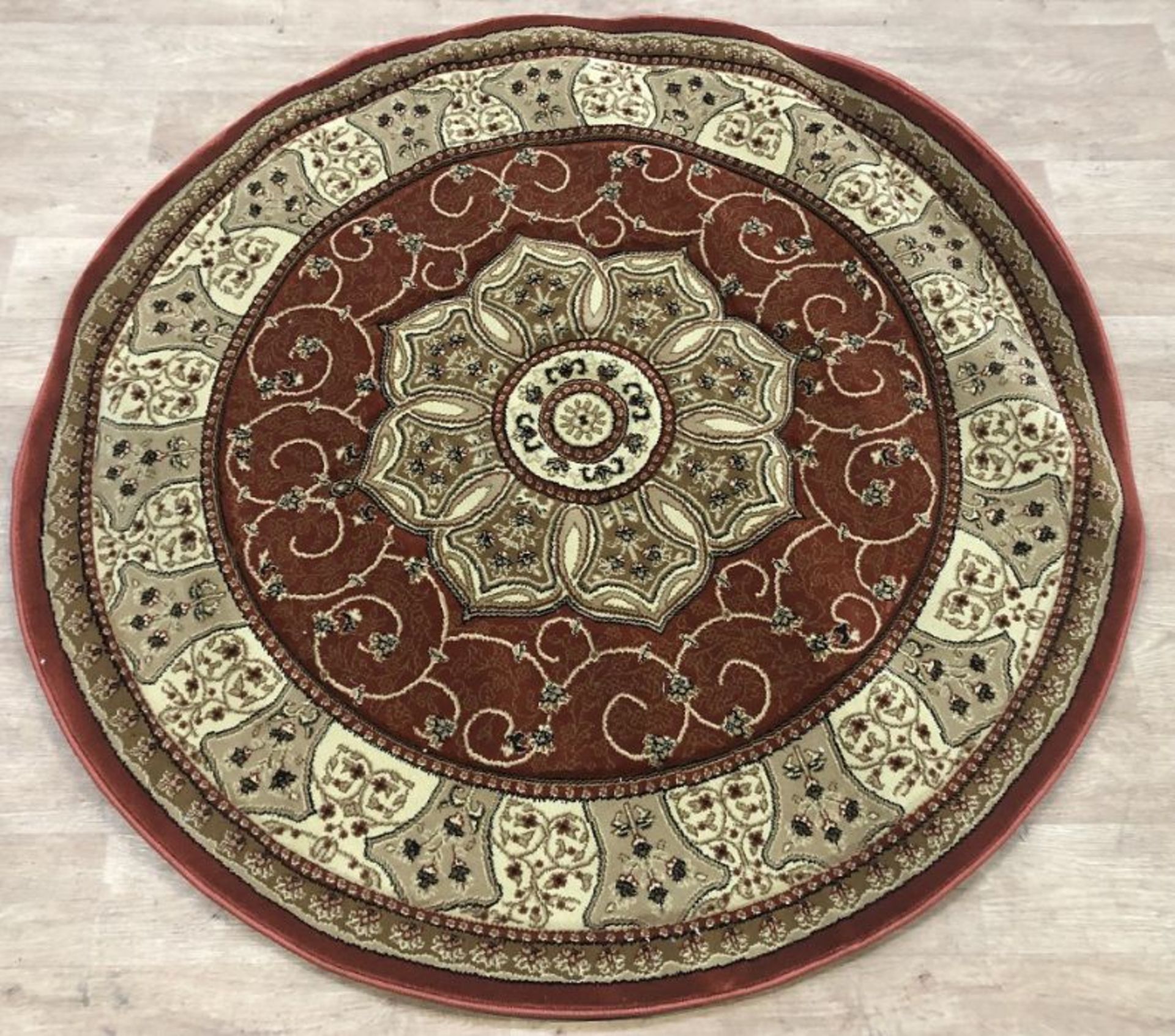 LA REDOUTE SO'HOME TRADITIONAL PERSIAN CIRCLE RUG / DIAMETER 150cm