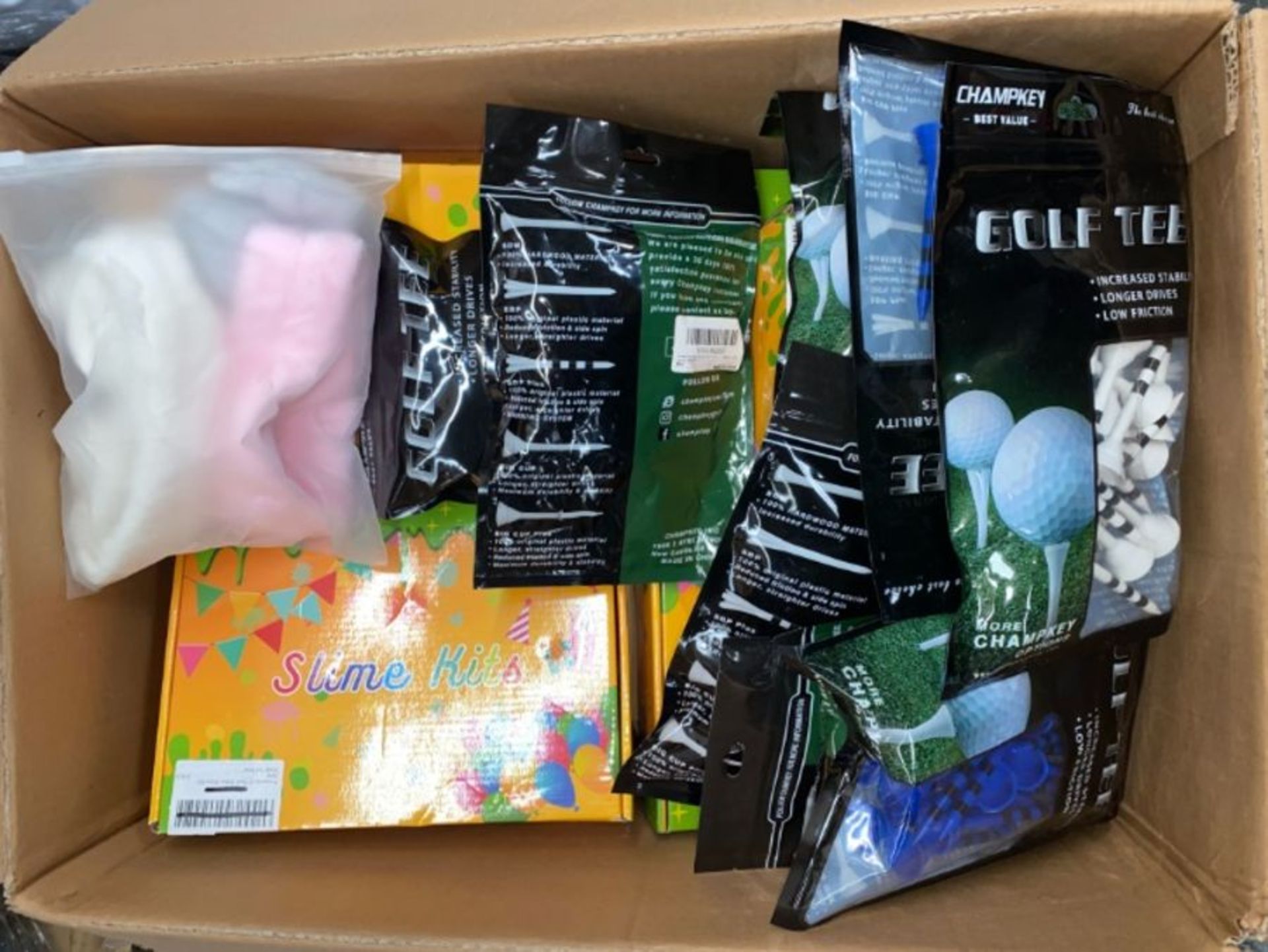 1 LOT TO CONTAIN A BOXED ASSORTMENT OF UNDELIVERED ONLINE RETAILER ITEMS / INCLUDING: SLIME KIT,