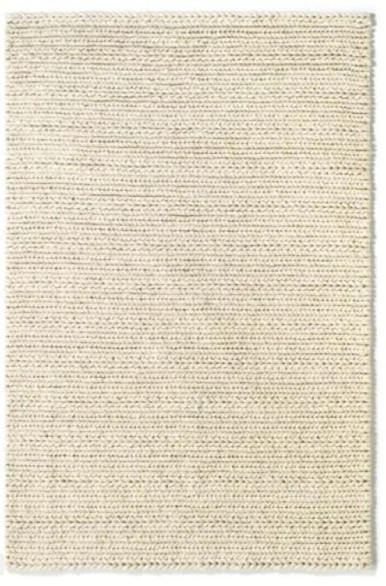 LA REDOUTE DIANO PURE WOOL KNIT EFFECT RUG / 160X230CM