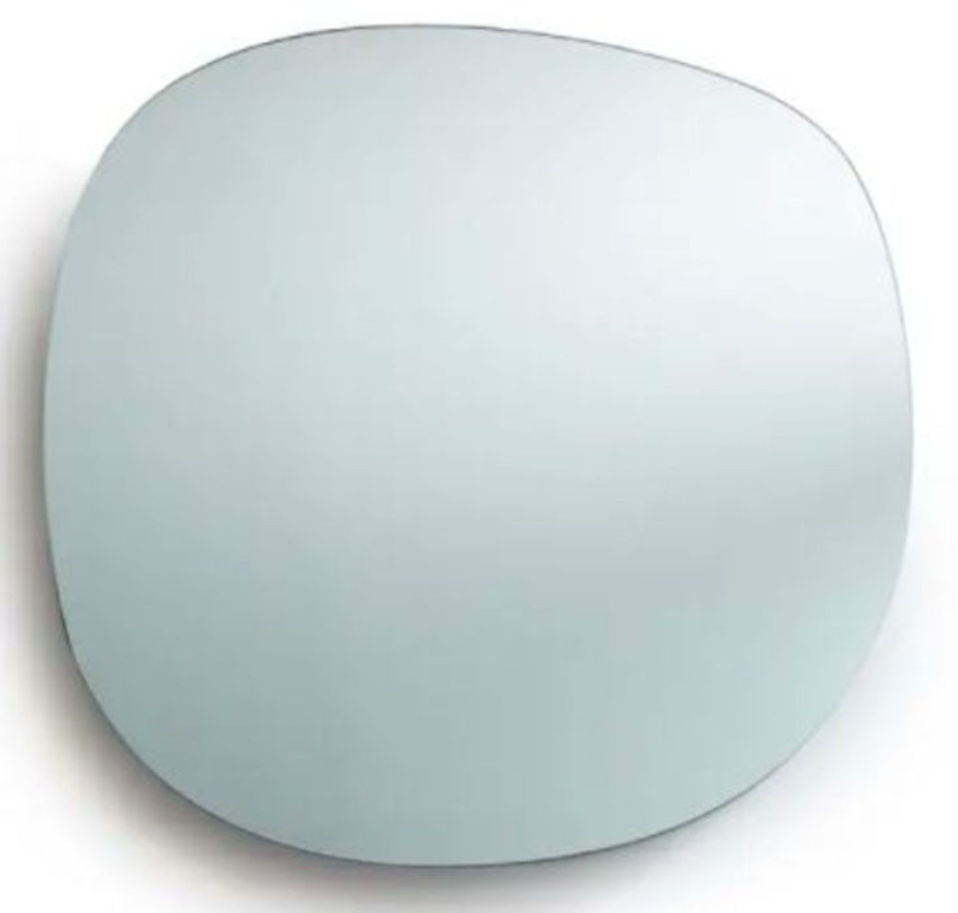 LA REDOUTE BIFACE IRREGULAR PEBBLE MIRROR, LARGE