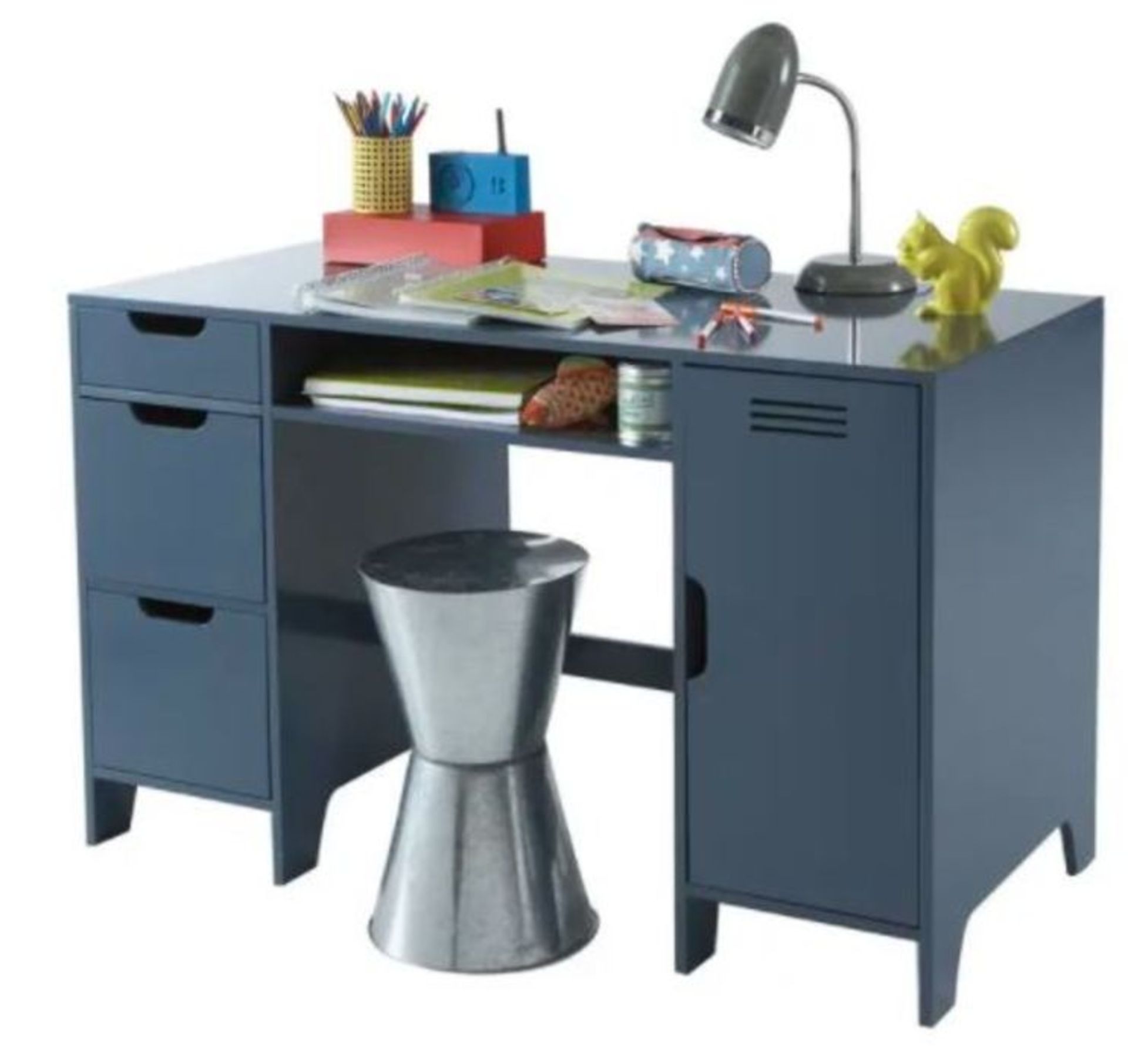 LA REDOUTE ASPER CHILD'S DESK WITH DOUBLE CABINETS