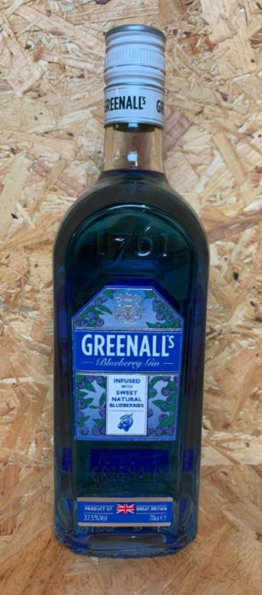 GREENALL'S BLUBERRU GIN - 70CL - RRP £20.25