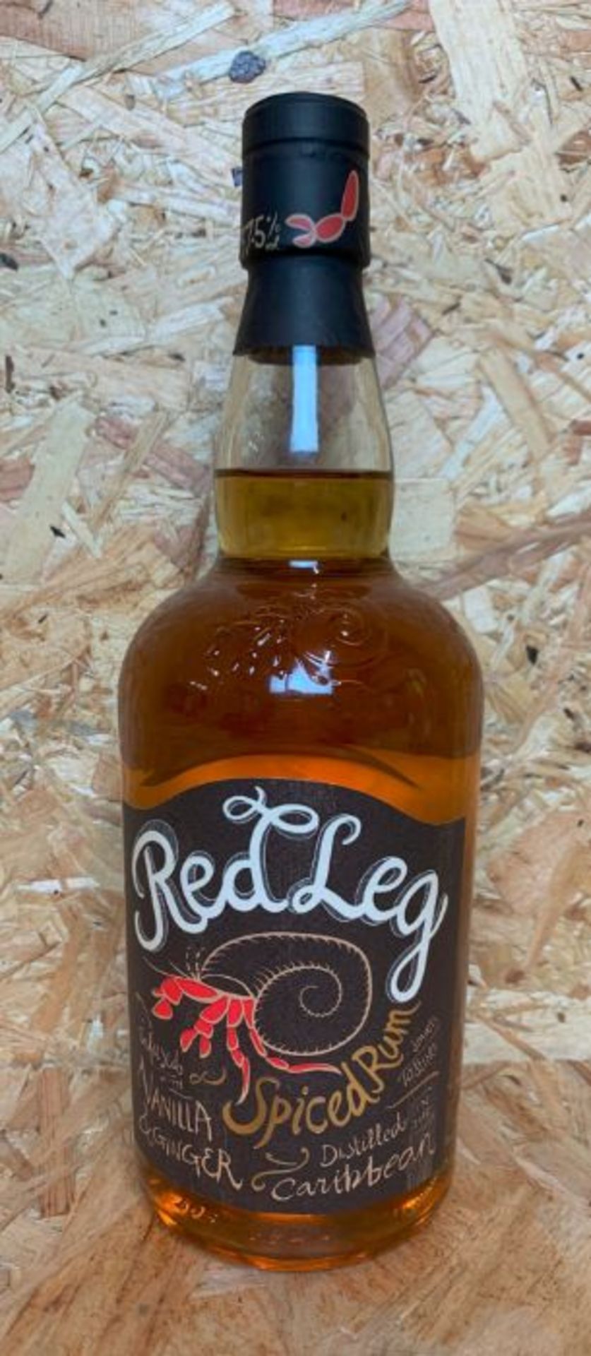 REDLEG VANILLA & GINGER SPICED RUM - 70CL - RRP £20