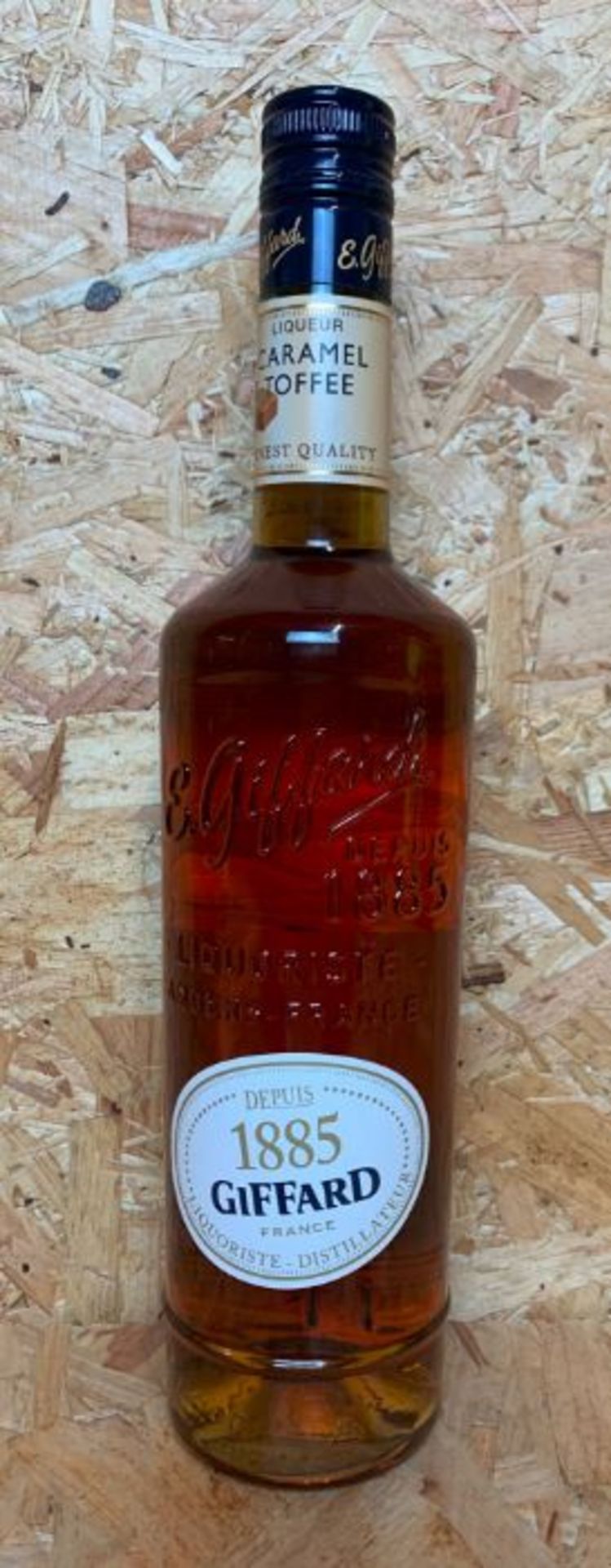 E. GIFFARD 1885 CARAMEL TOFFEE LIQUEUR - 700ML - RRP £17.35