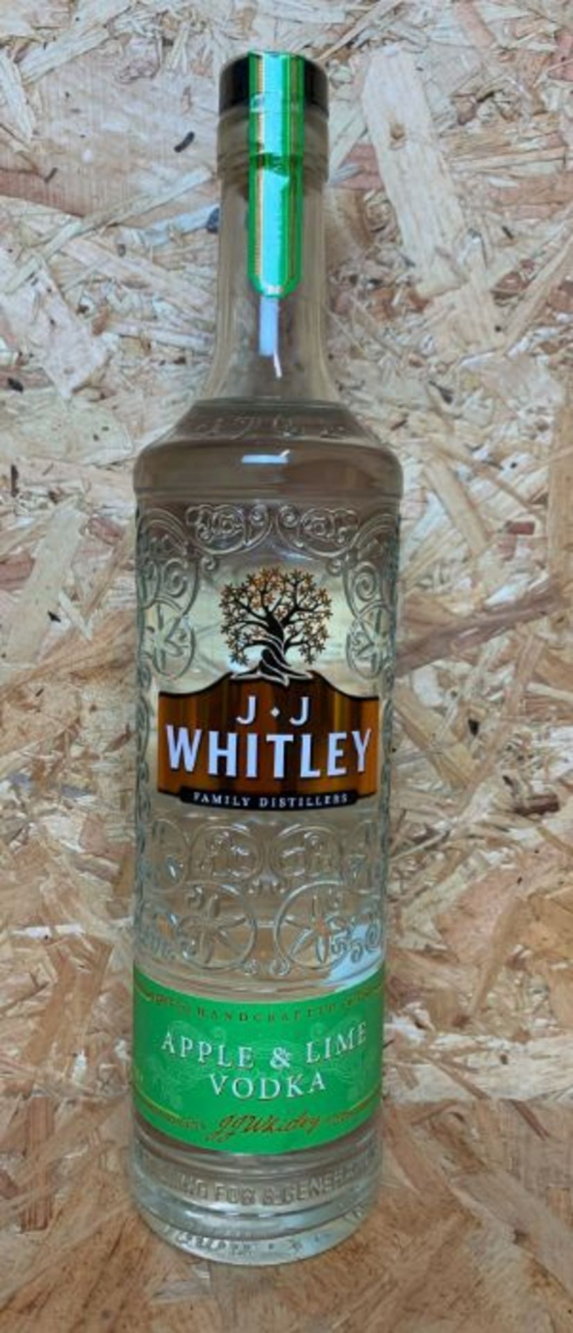 J.J. WHITLEY APPLE & LIME VODKA - 70CL - RRP £18.99