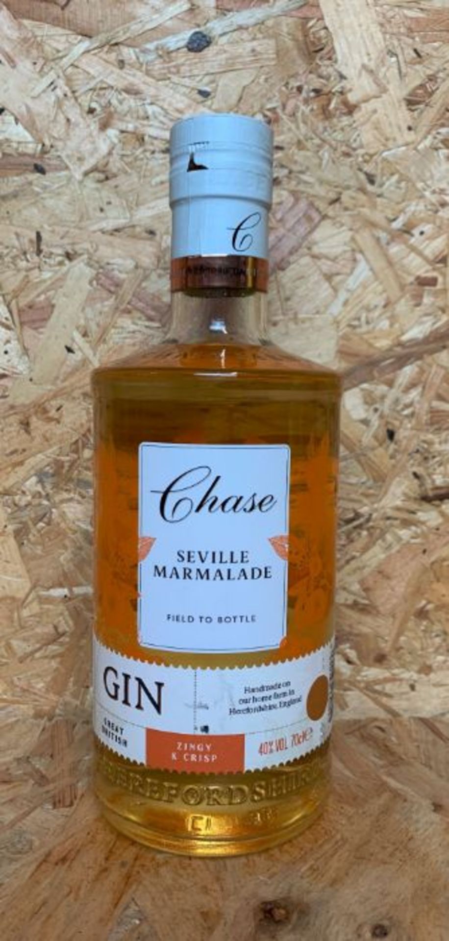 CHASE SEVILLE MARMALADE GIN - 70CL - RRP £38.50