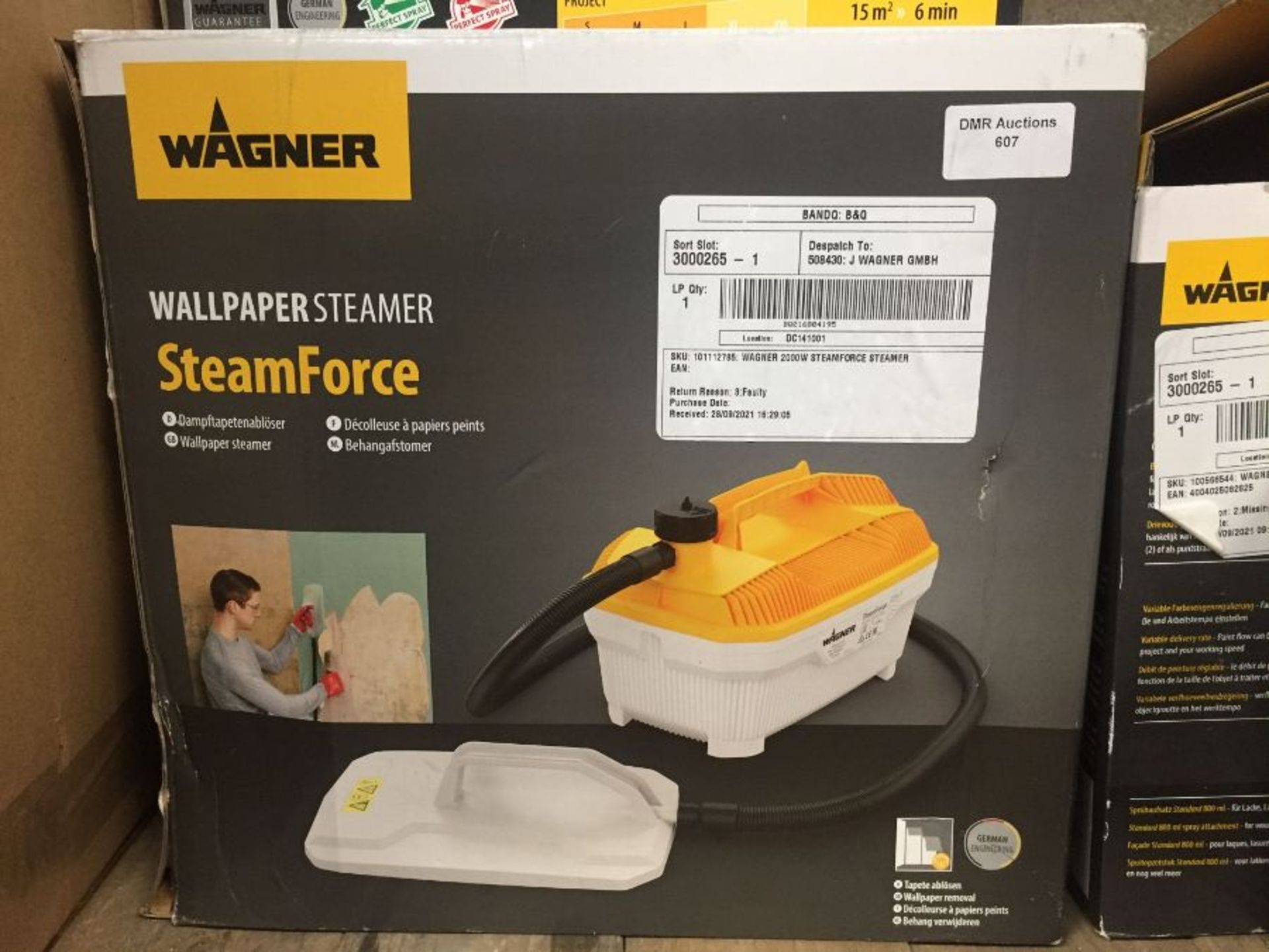 1 X WAGNER STEAMFORCE WALLPAPER STEAMER / RRP £39.99 / UNTESTED CUSTOMER RETURN